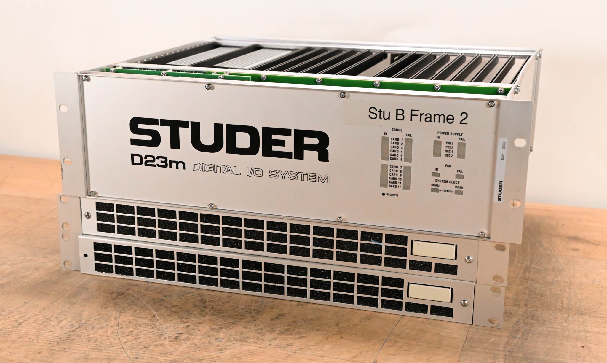 Studer D23m I/O System w/ A-Link HD Card, Fan Module, and Filter Module