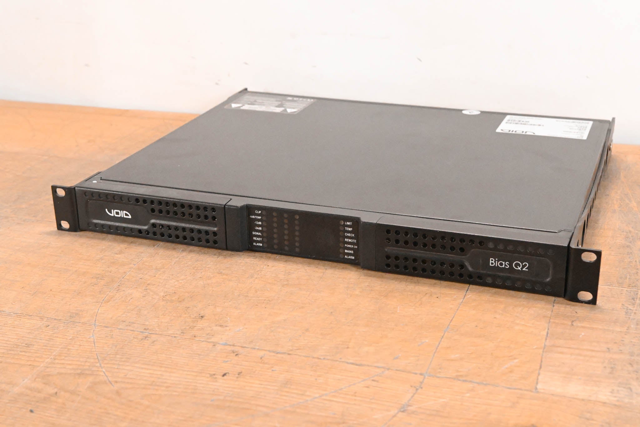 Void Bias Q2 4-Channel DSP Power Amplifier w/ Dante