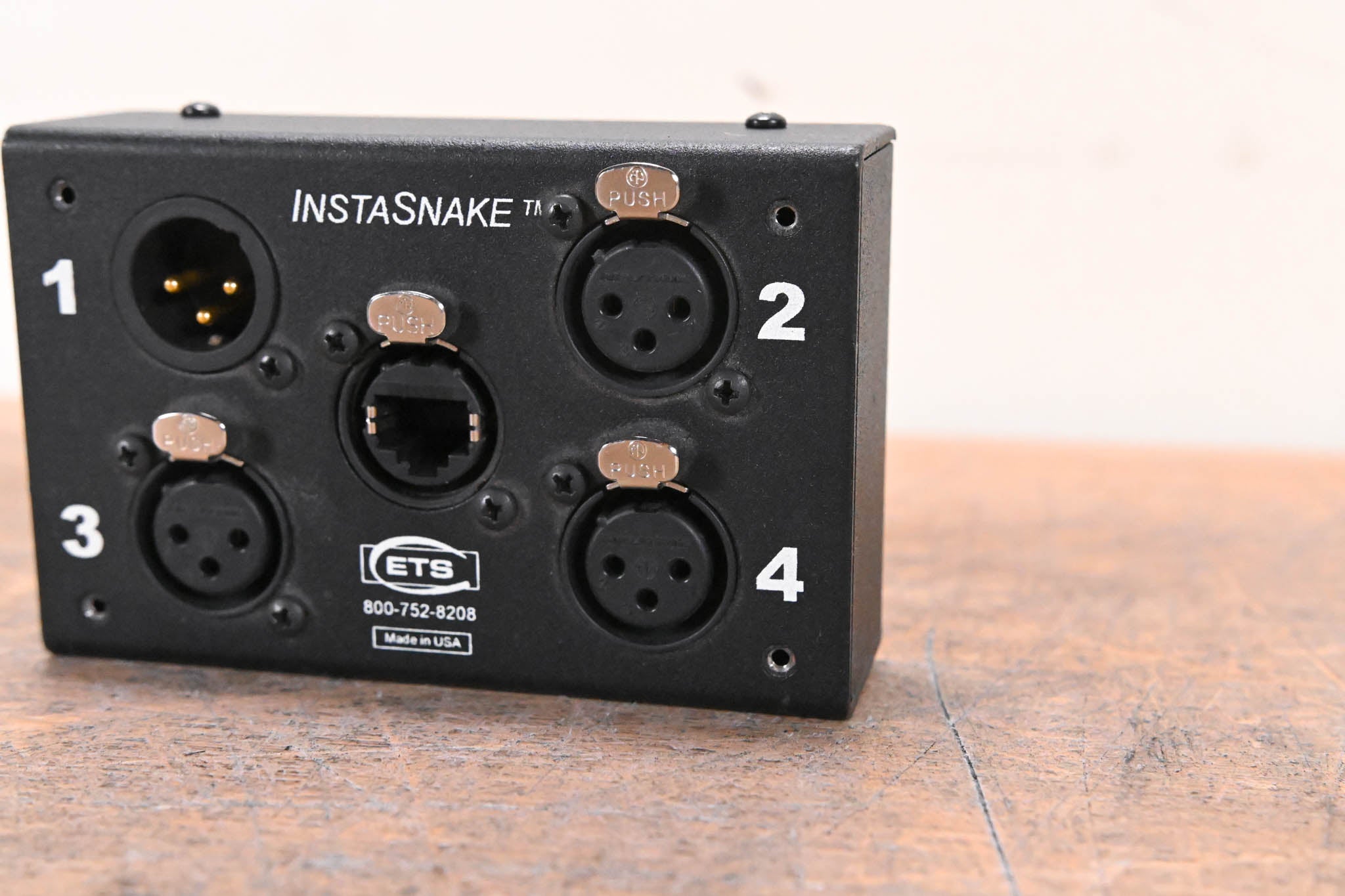 ETS PA203F InstaSnake 3x XLRF and 1x XLRM to RJ45 Adapter