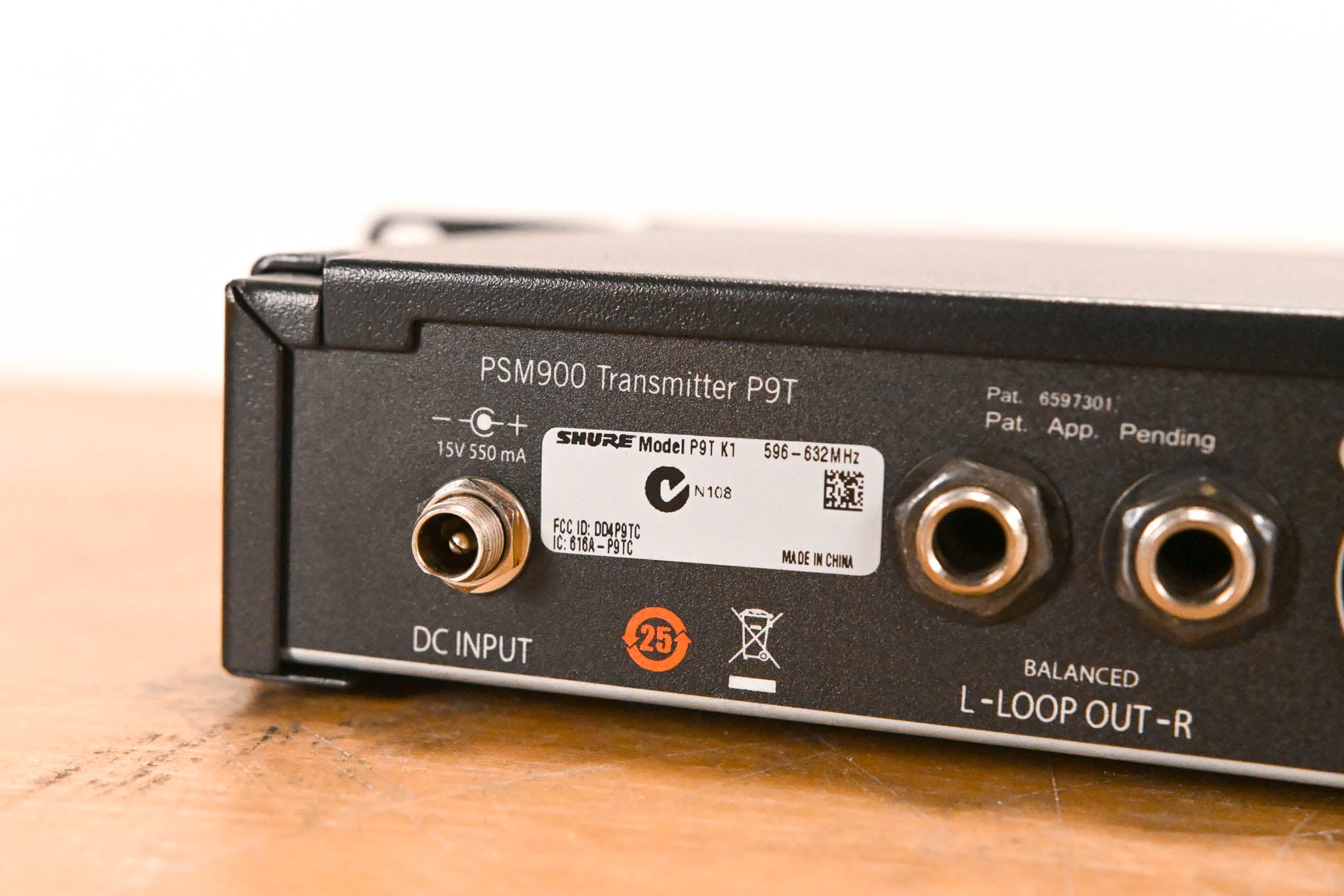 Shure PSM 900 Wireless IEM System K1 Band: 596-632MHz NO POWER SUPPLY