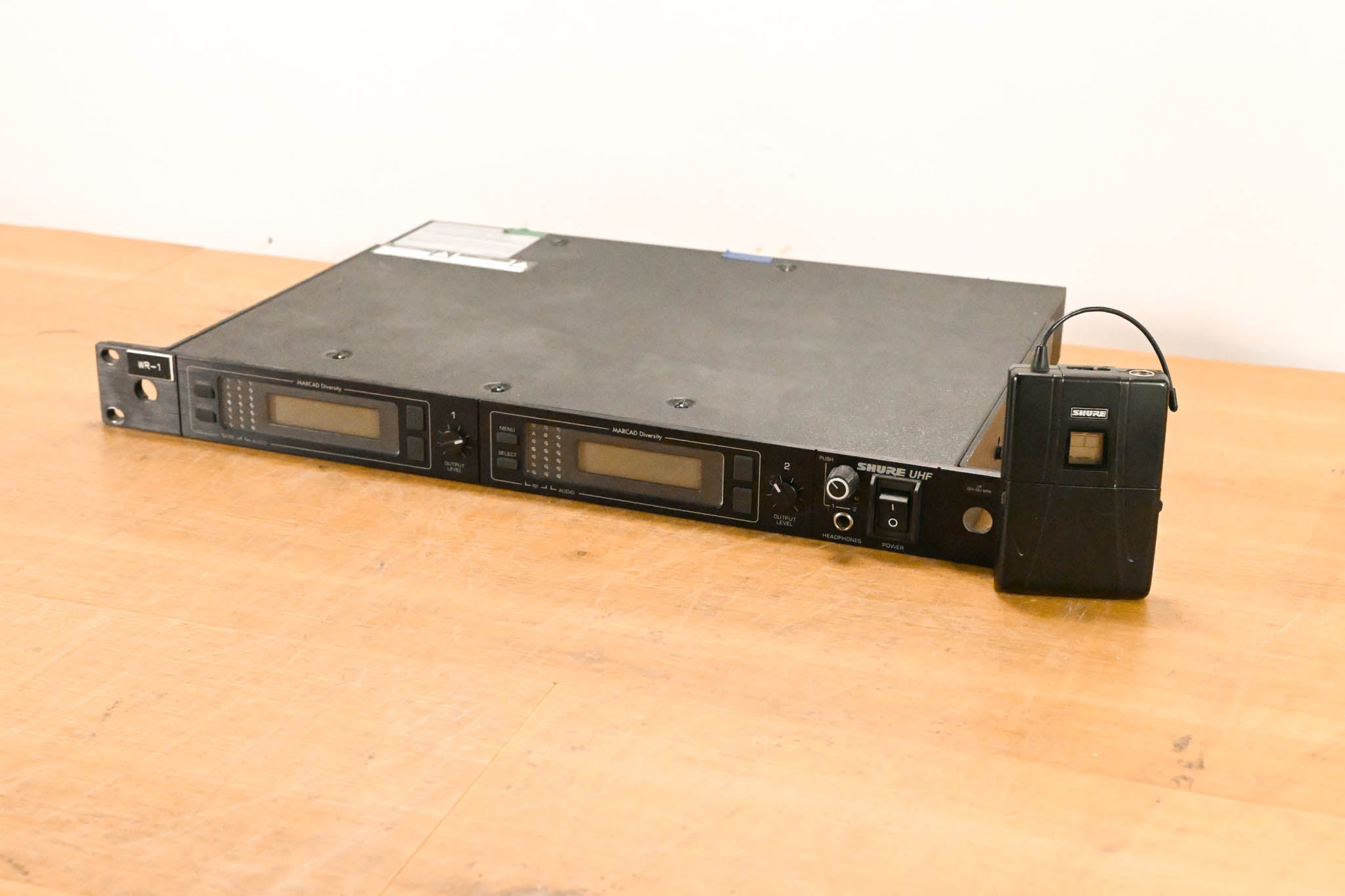 Shure U4D-J4 Dual-Channel Wireless Receiver with U1 Bodypack - J4 Band