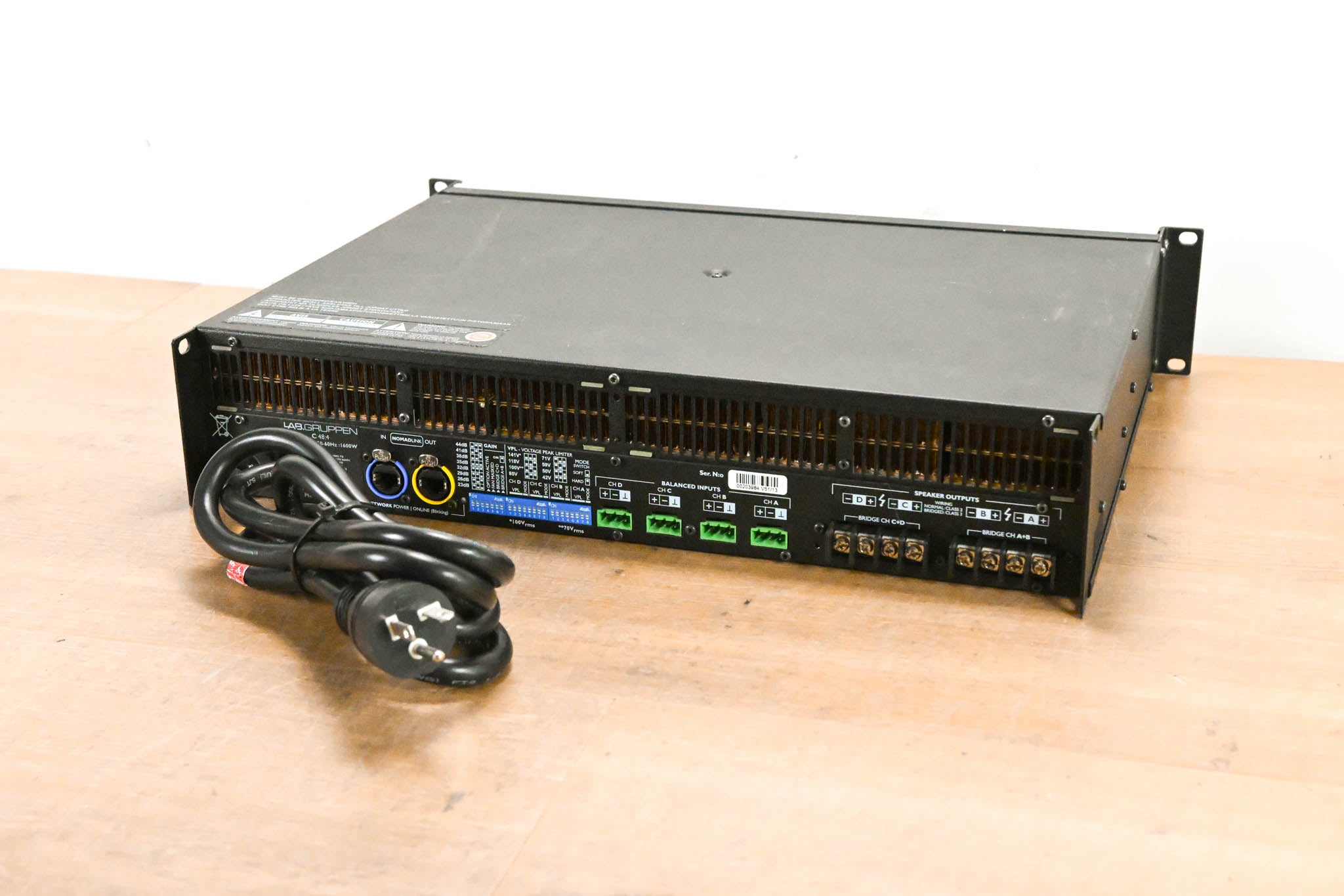 Lab Gruppen C 48:4 4800W 4-Channel Power Amplifier