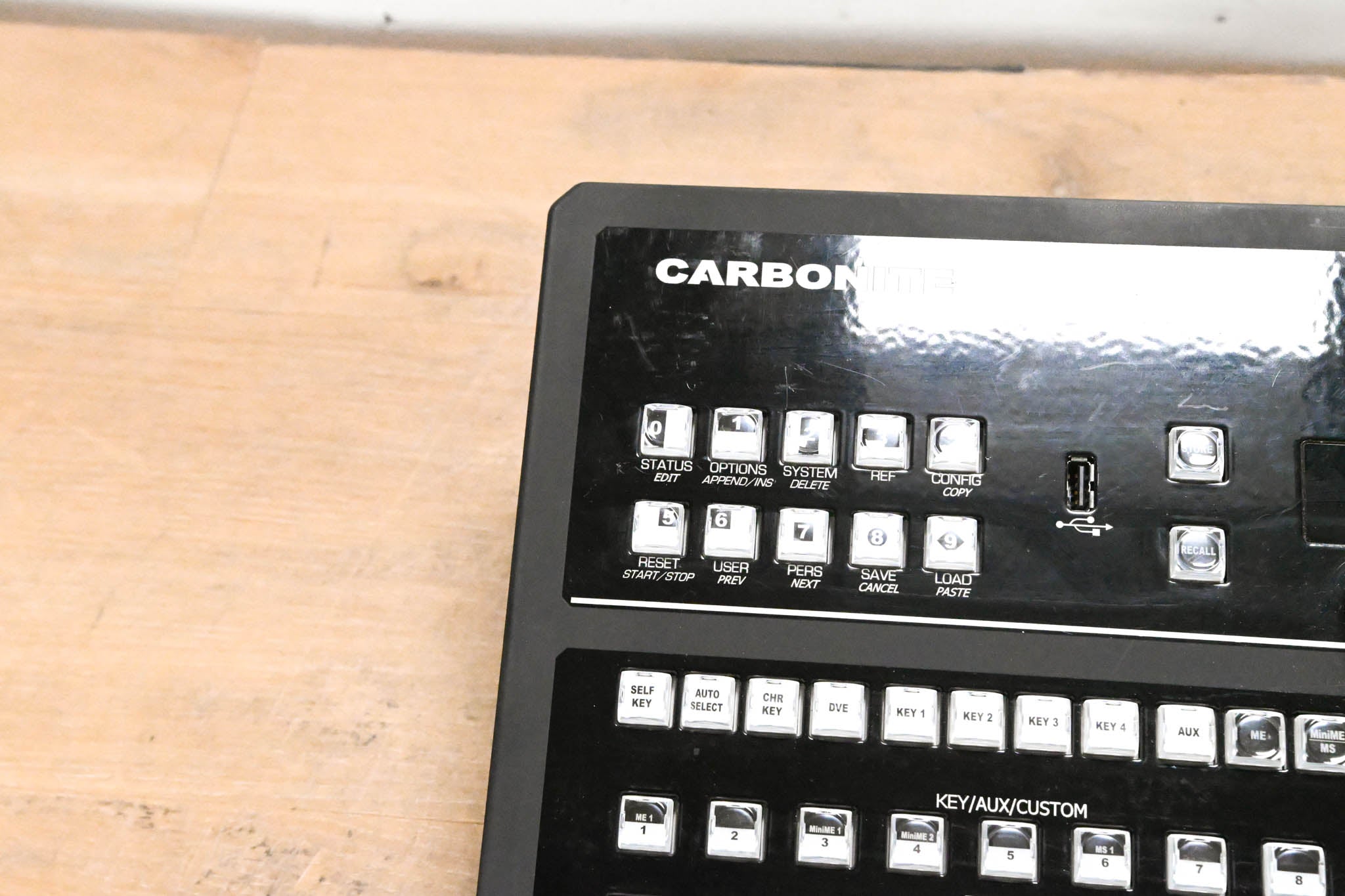Ross Carbonite Black Solo 1 M/E Live Production Switcher NO POWER SUPPLY