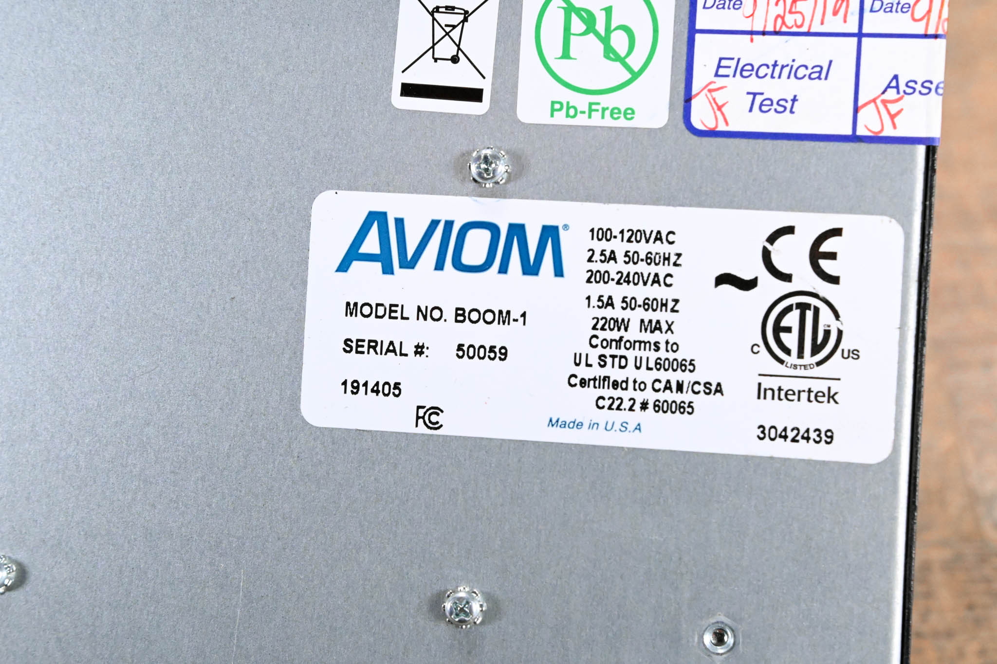 Aviom Boom-1 Tactile Transducer Processor