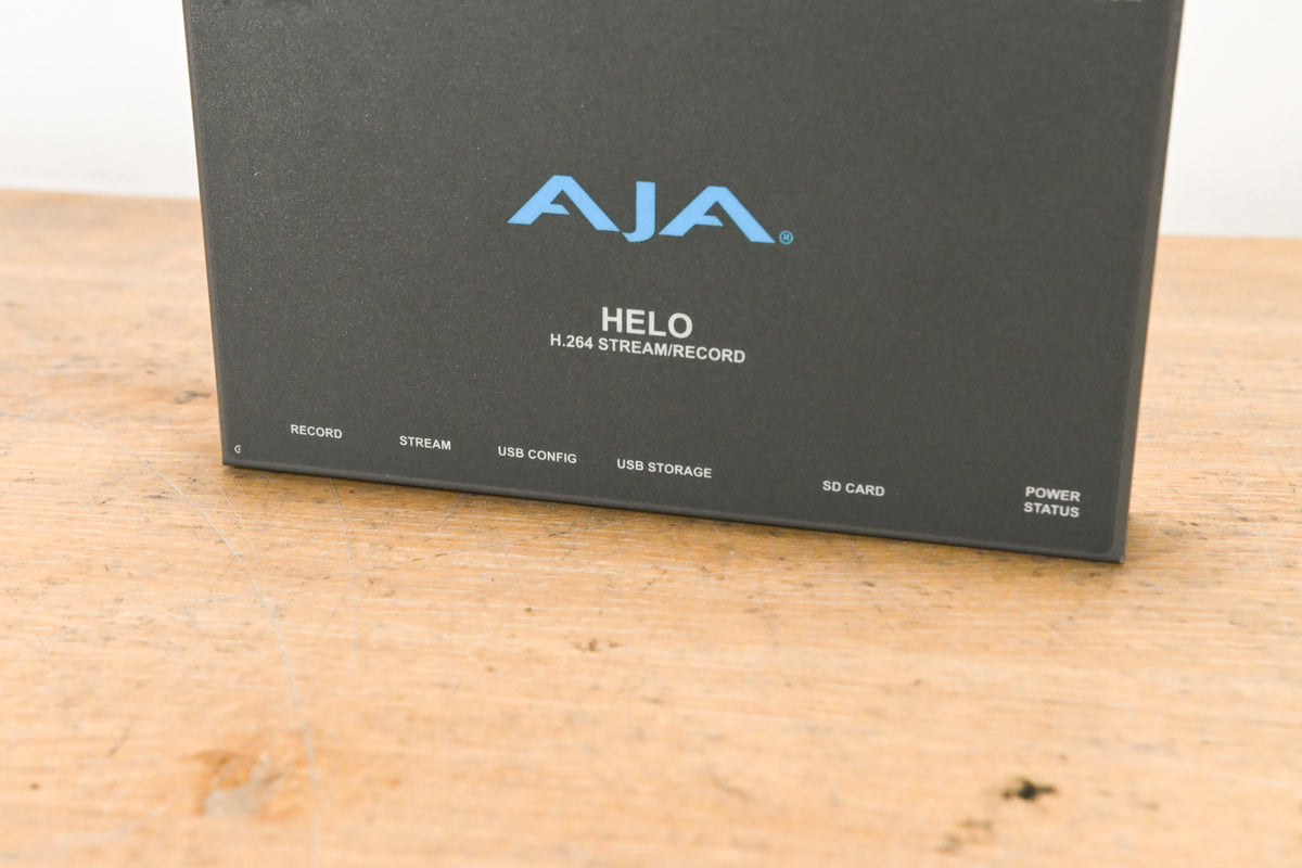 AJA HELO H.264 Streamer and Recorder (NO POWER SUPPLY)