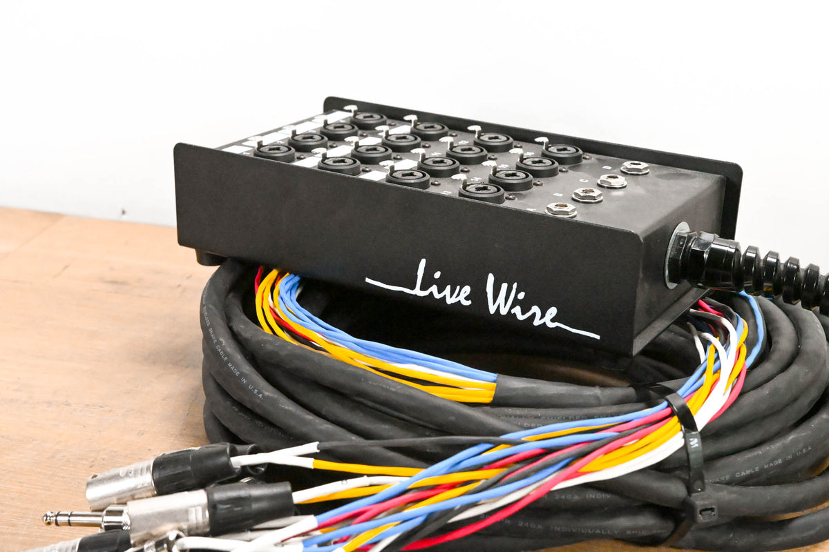 Livewire Advantage 16x4 Snake with XLR/TRS inputs and TRS Returns - 50ft