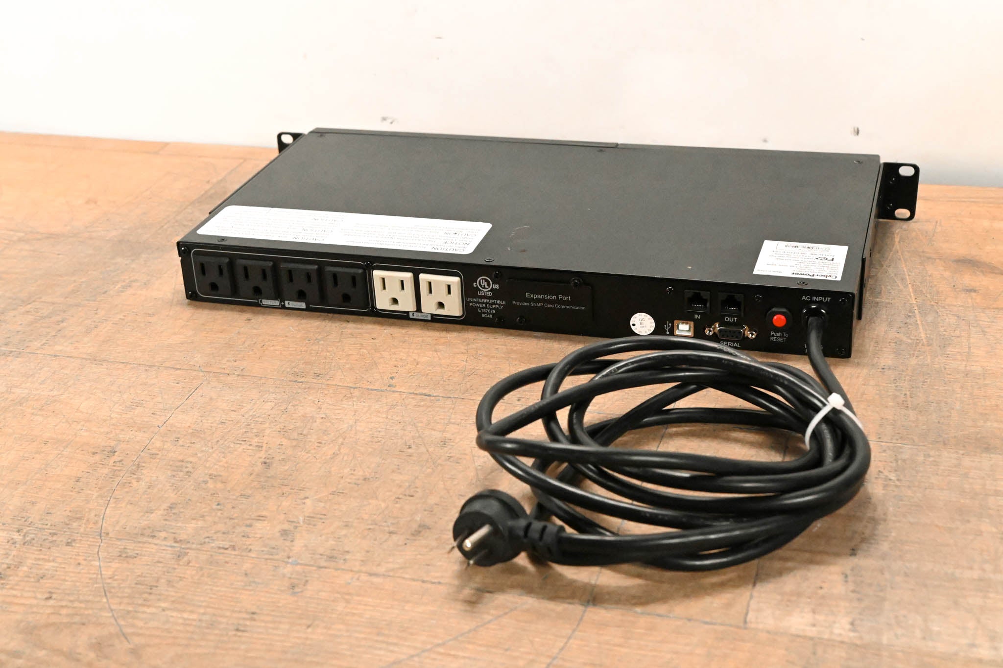 CyberPower OR700LCDRM1U Smart App LCD 700VA/400W 6-Outlet Rackmount UPS