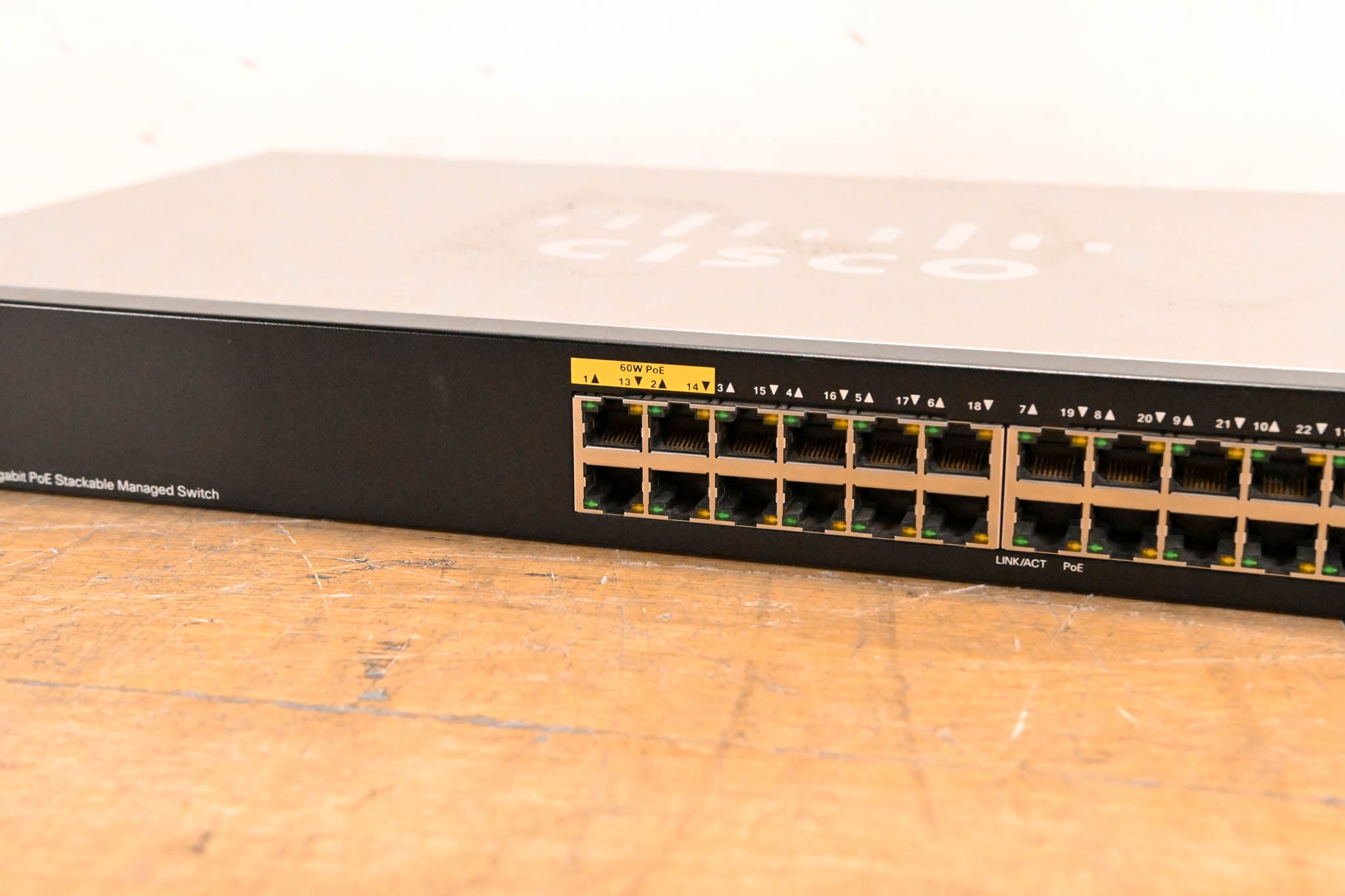 Cisco SG350X-24P 24-Port Gigabit PoE Stackable Managed Switch