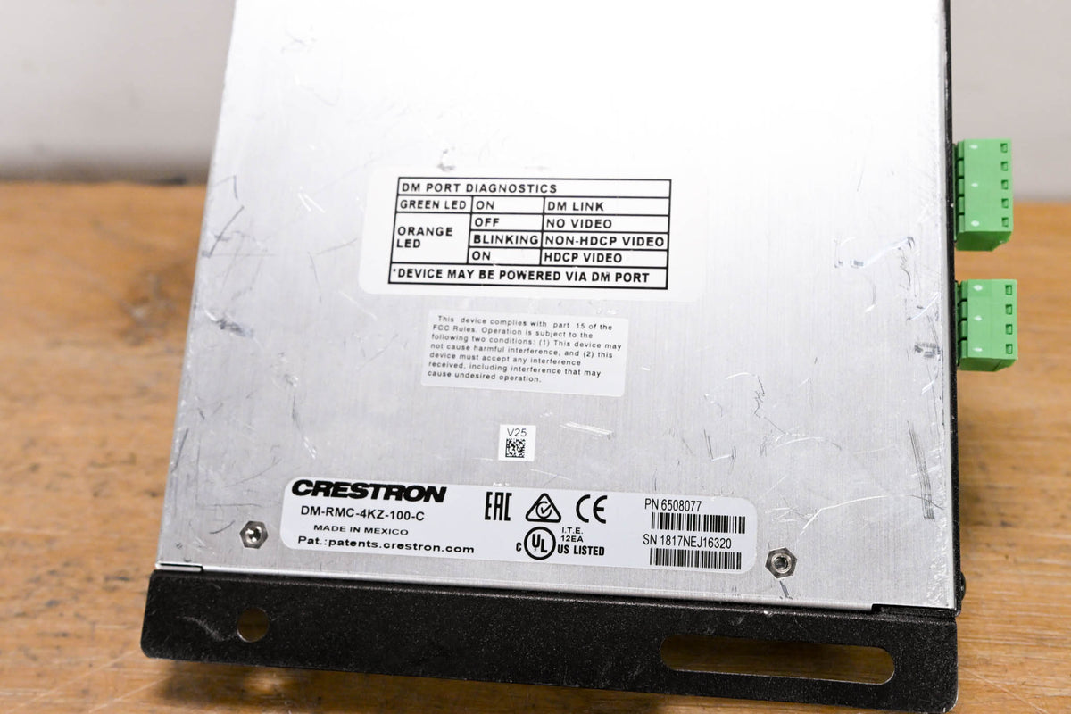 Crestron DM-RMC-4KZ-100-C DigitalMedia Room Controller (NO POWER SUPPLY)
