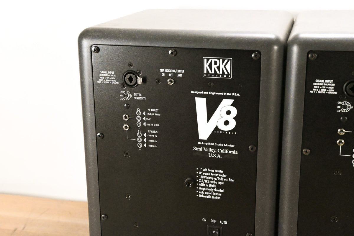 KRK V8 Series 2 8" Powered Studio Monitor (PAIR)