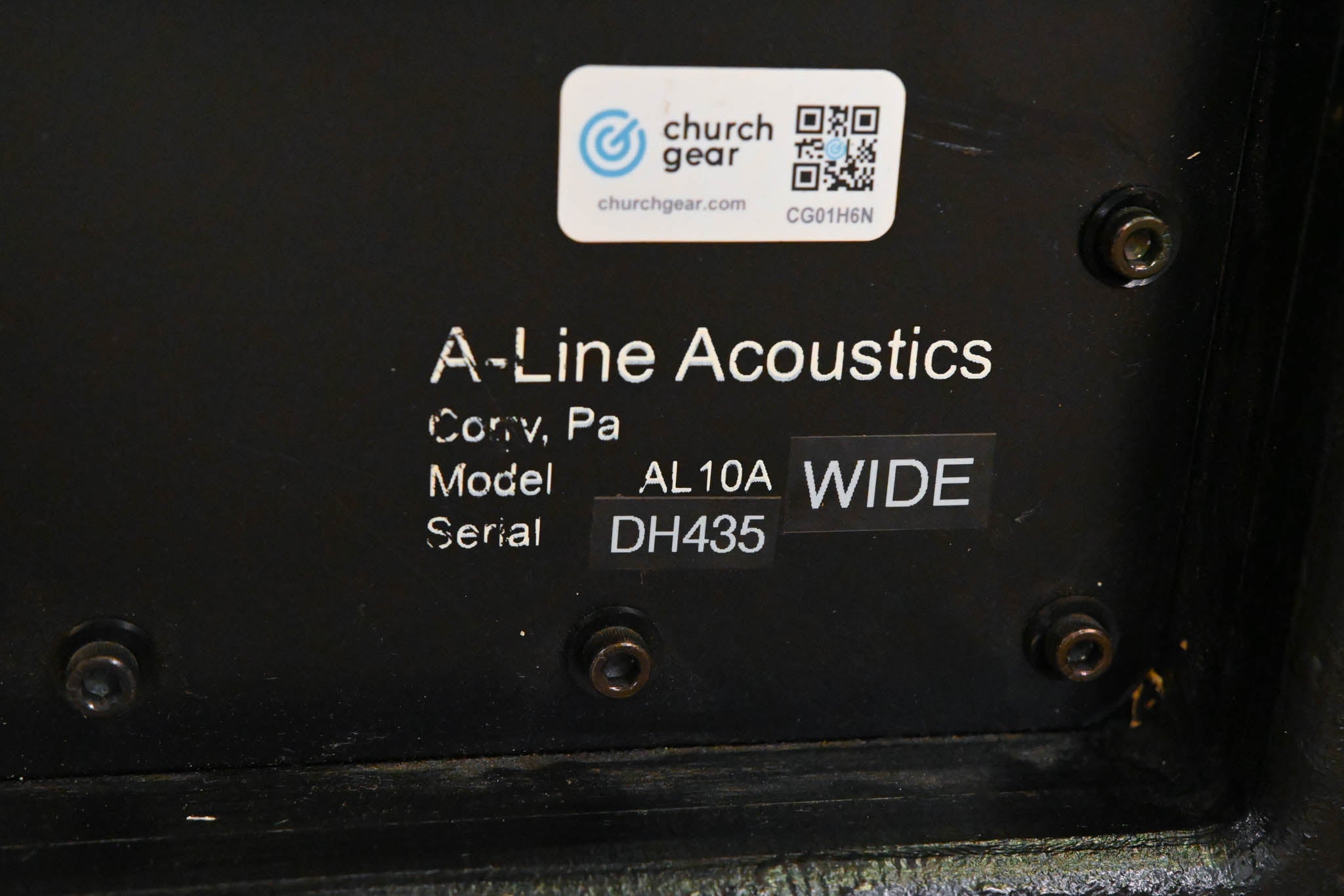 A-Line Acoustics AL10A Powered Line Array Loudspeaker