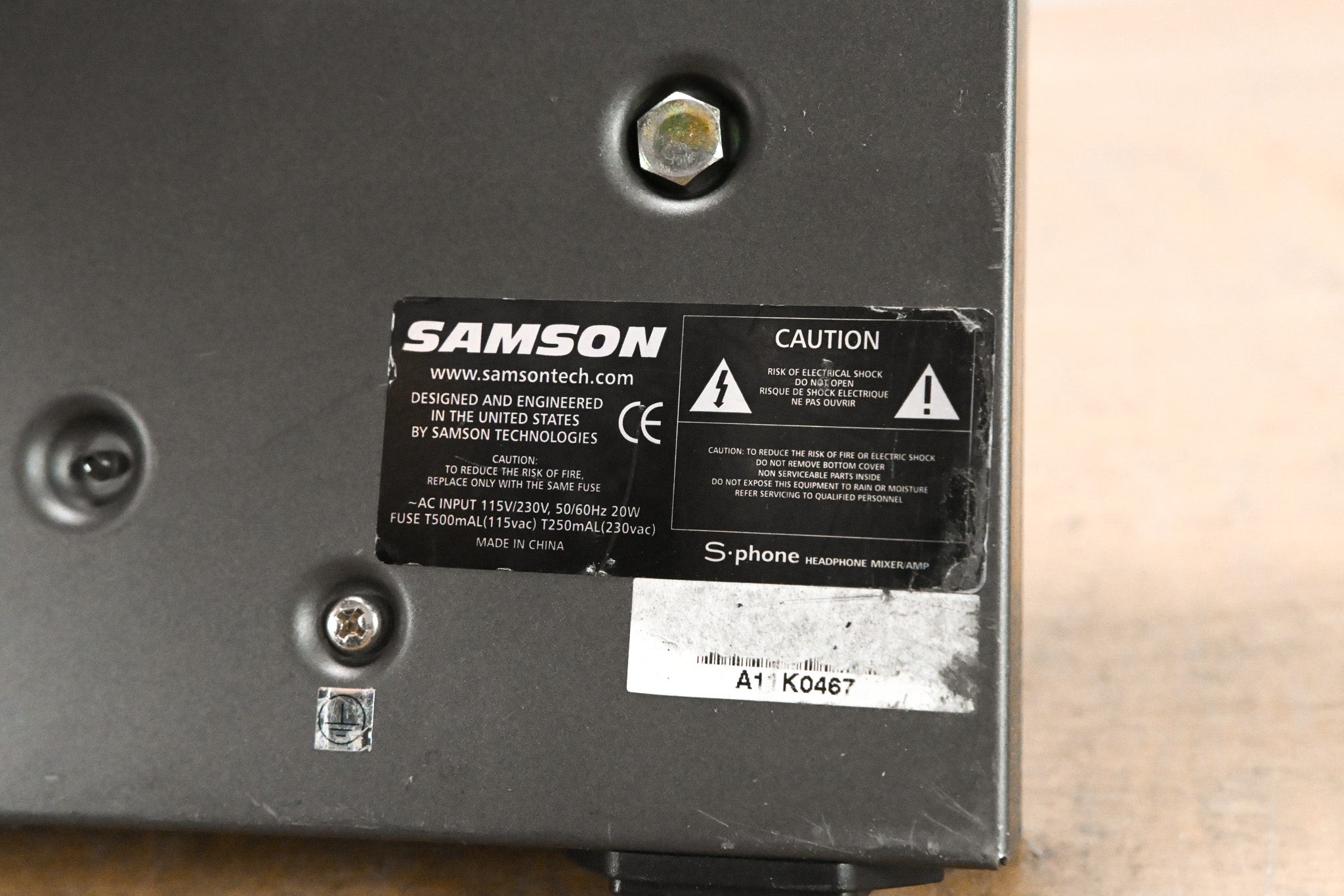 Samson S-phone 4-Channel Headphone Mixer/Amp