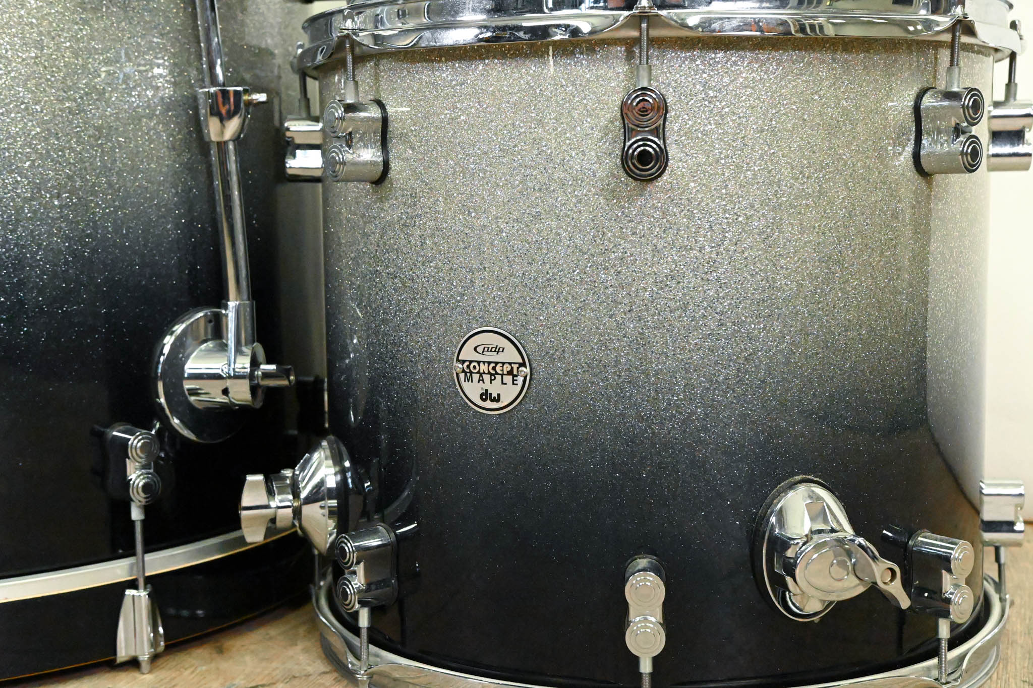 PDP Concept Maple 4 Piece Kit- Black Sparkle