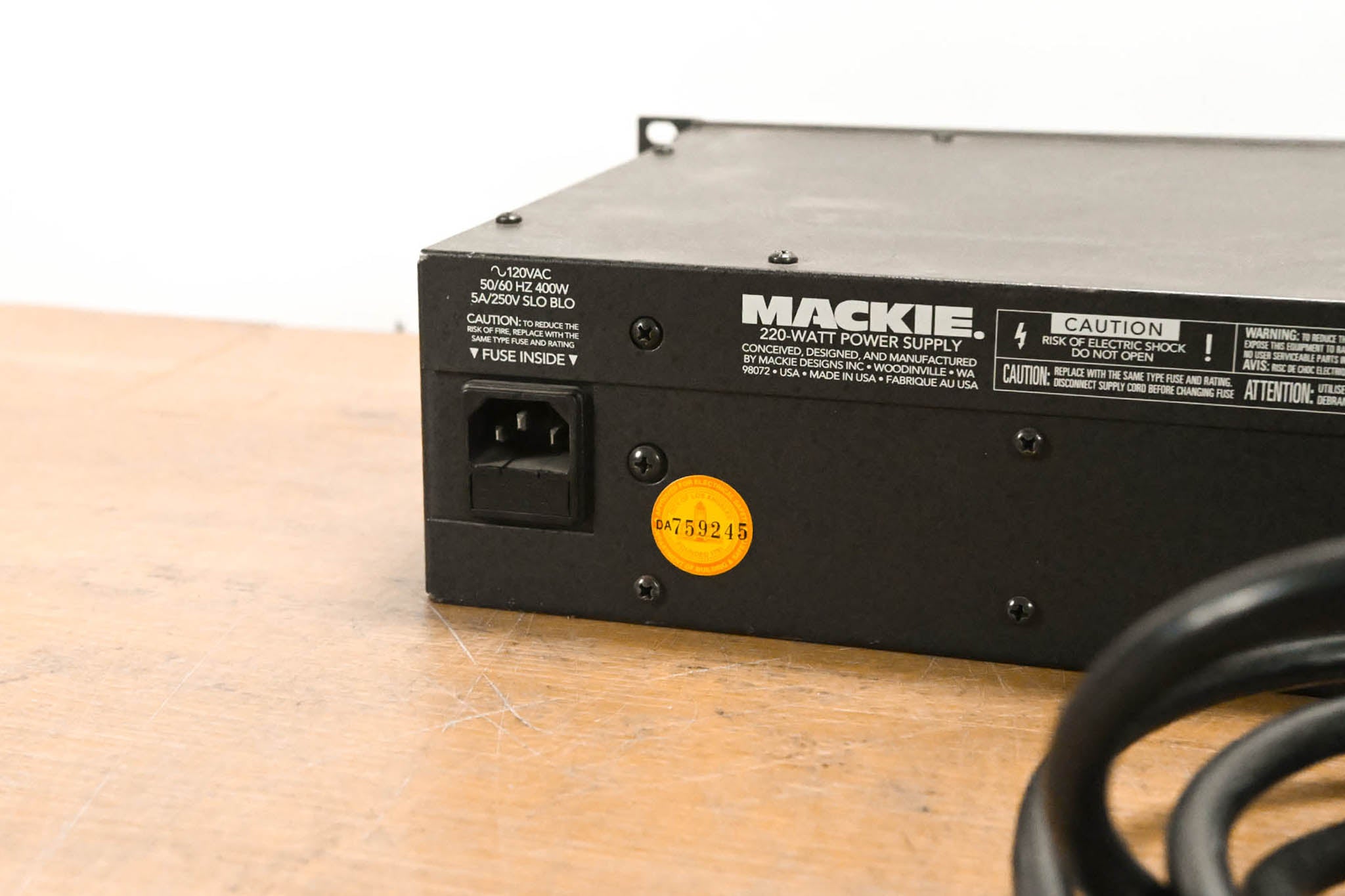 Mackie 220-Watt Power Supply For 8-Bus Mixers