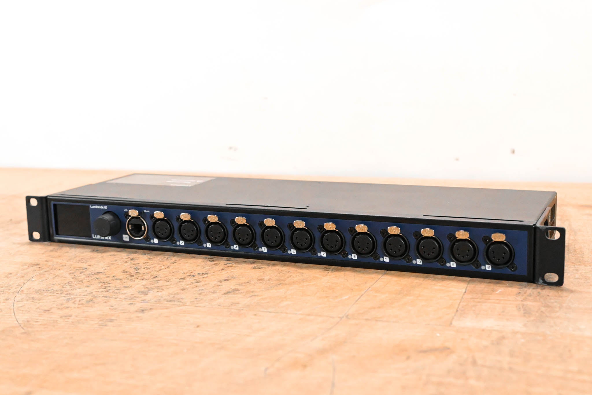 Luminex Luminode Rackmount 12-Port DMX/RDM Ethernet Node (NO PSU)