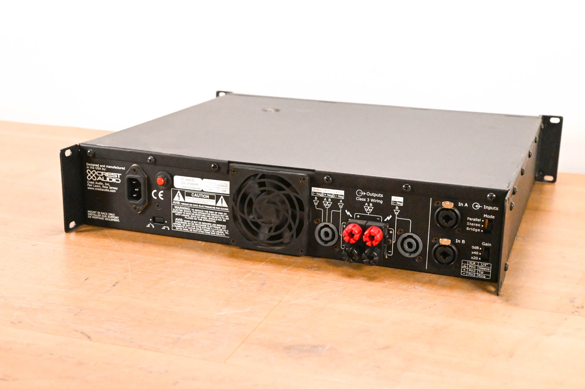 Crest Audio CD-1500 2-Channel Power Amplifier