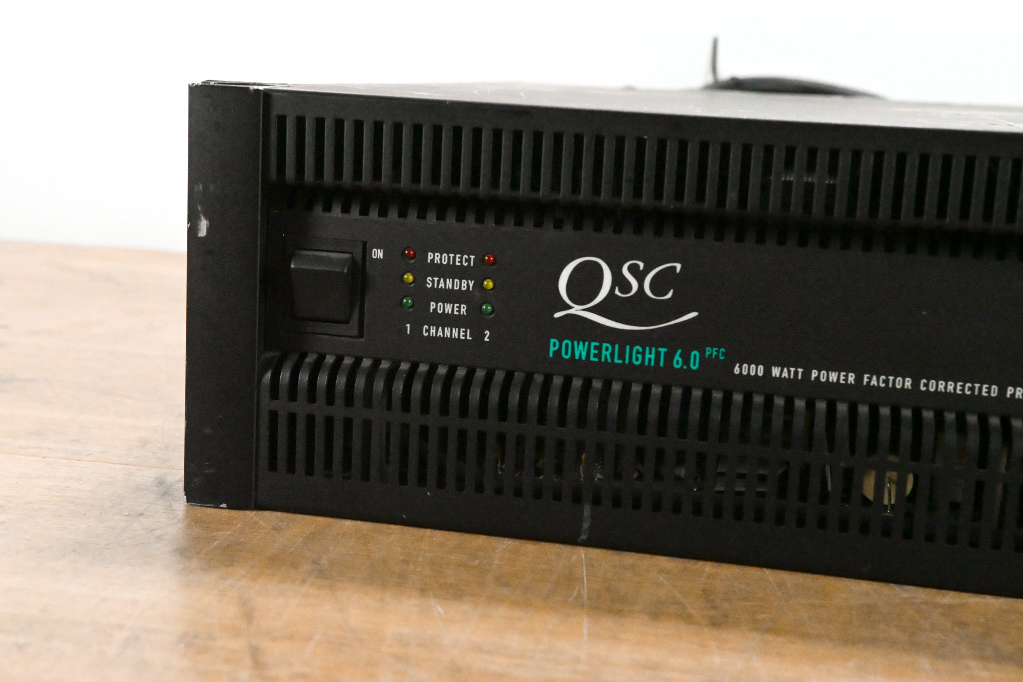 QSC PowerLight 6.0 PFC Power Factor Corrected 2-Channel Power Amplifier