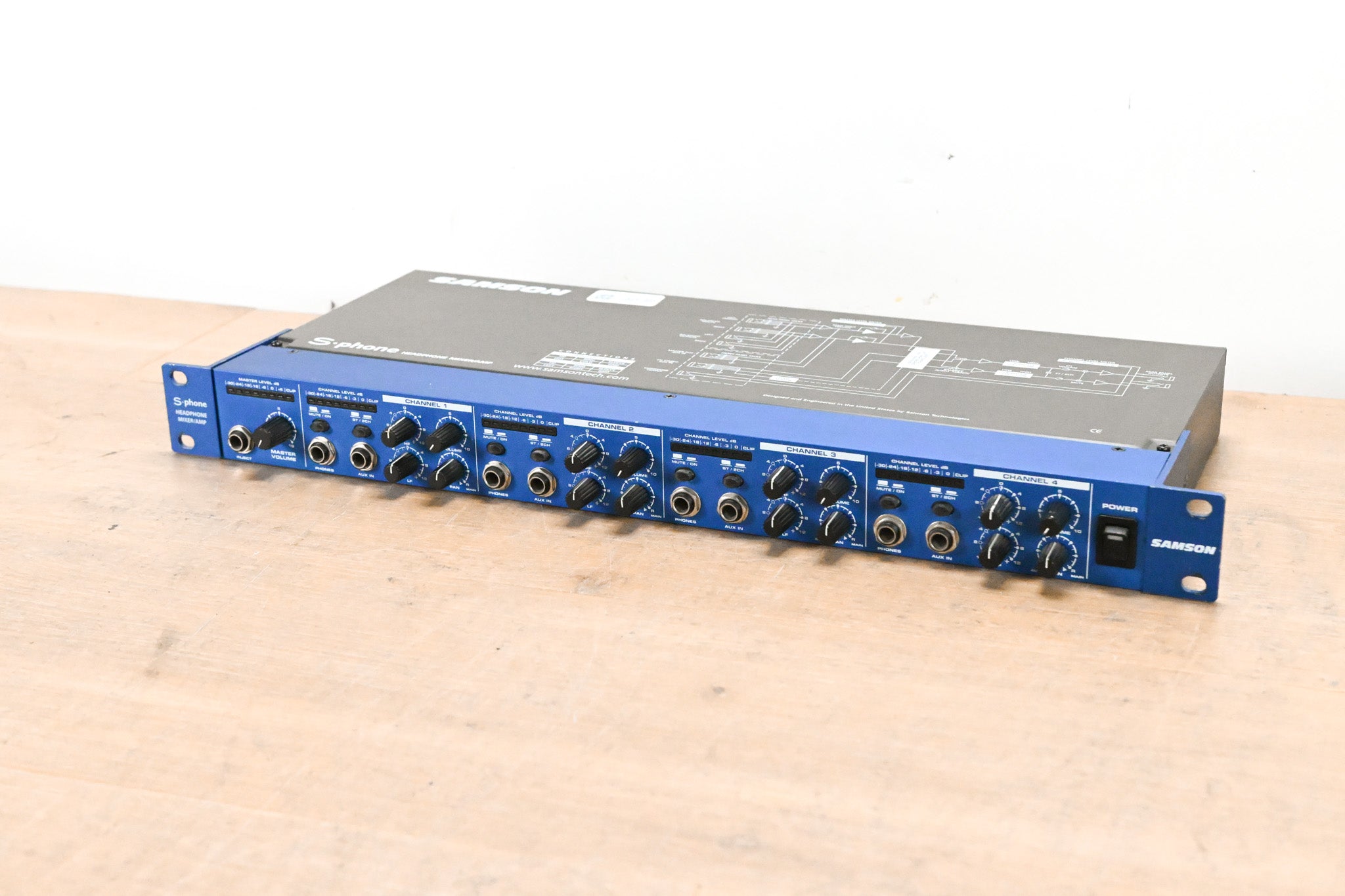 Samson S-phone 4-Channel Headphone Mixer/Amp