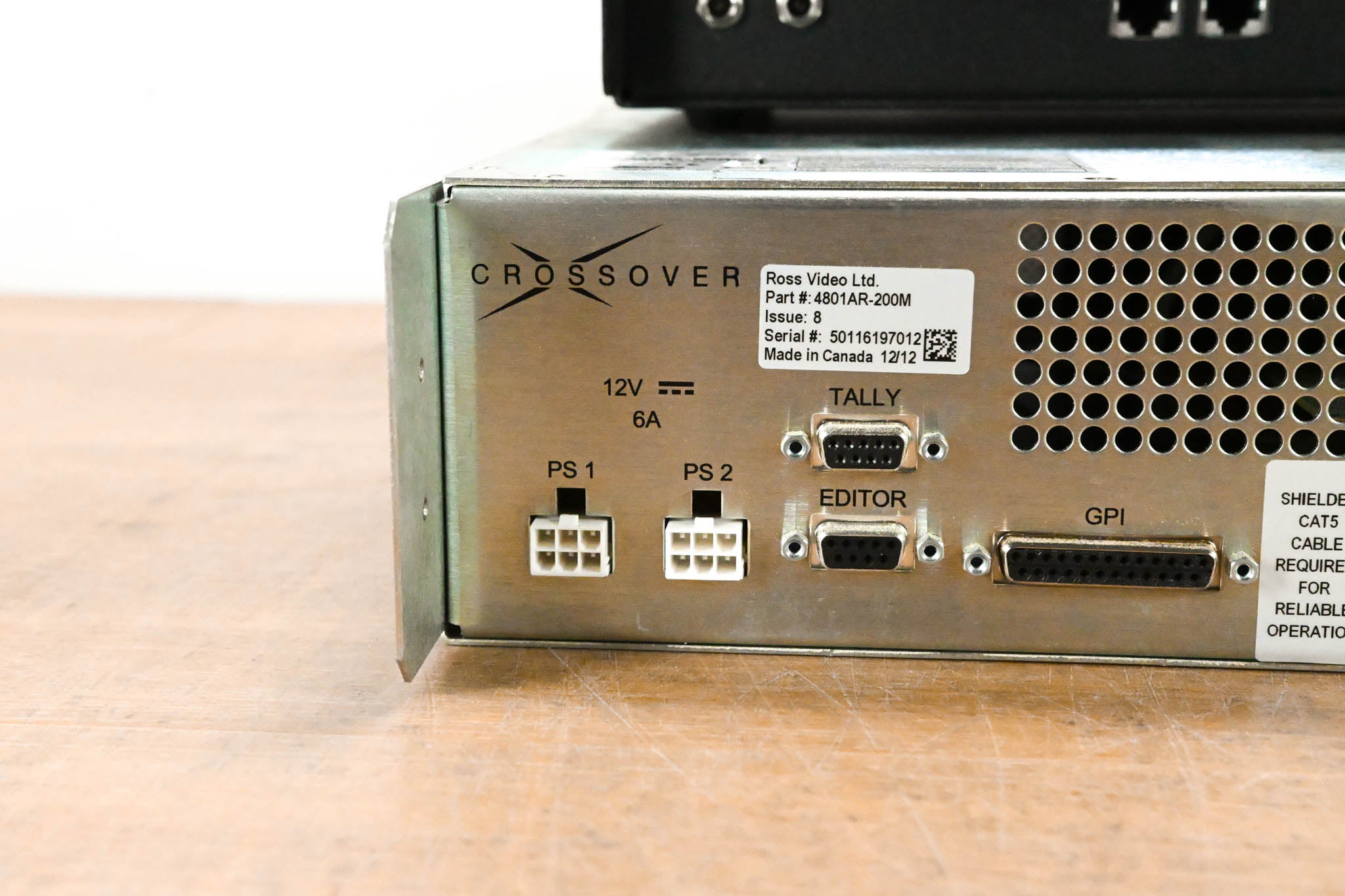 Ross CrossOver 12 12-Input HD Production Switcher (NO POWER SUPPLY)