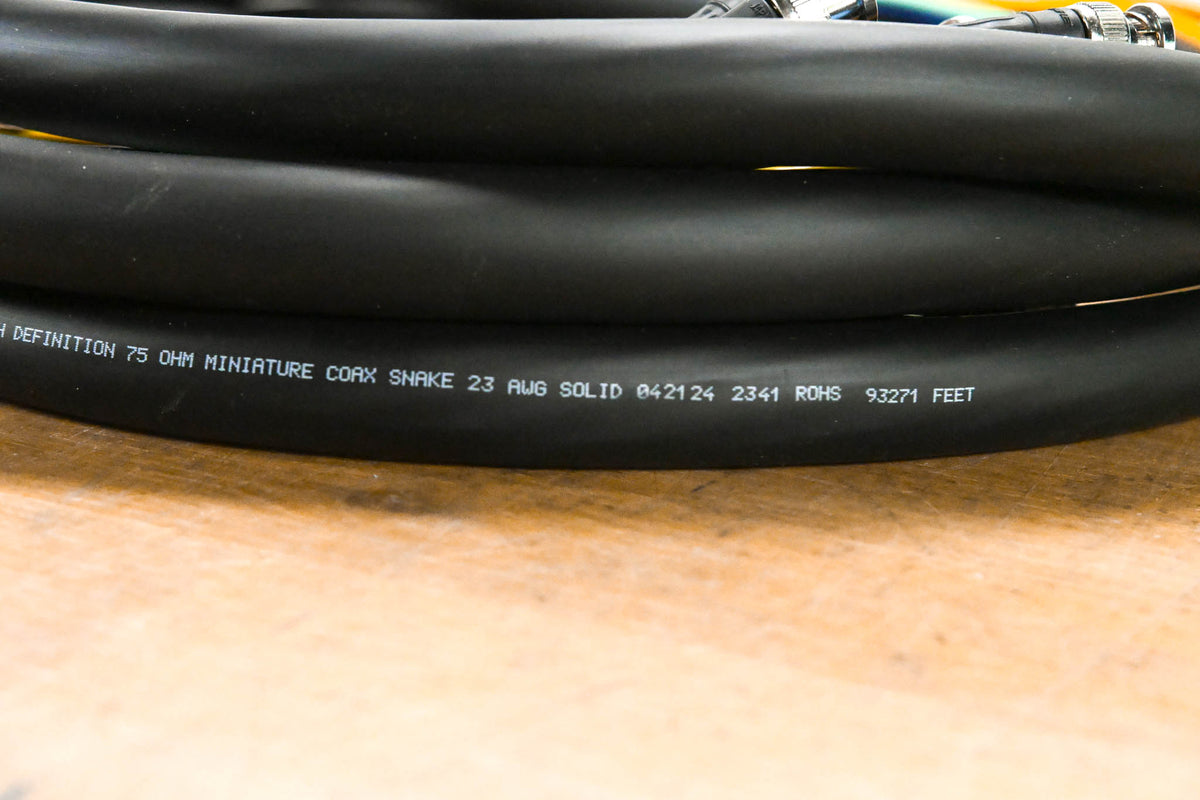 Laird Gepco VS16230 3G/HD-SDI 16-Channel Video Adapter Snake Cable - 15'