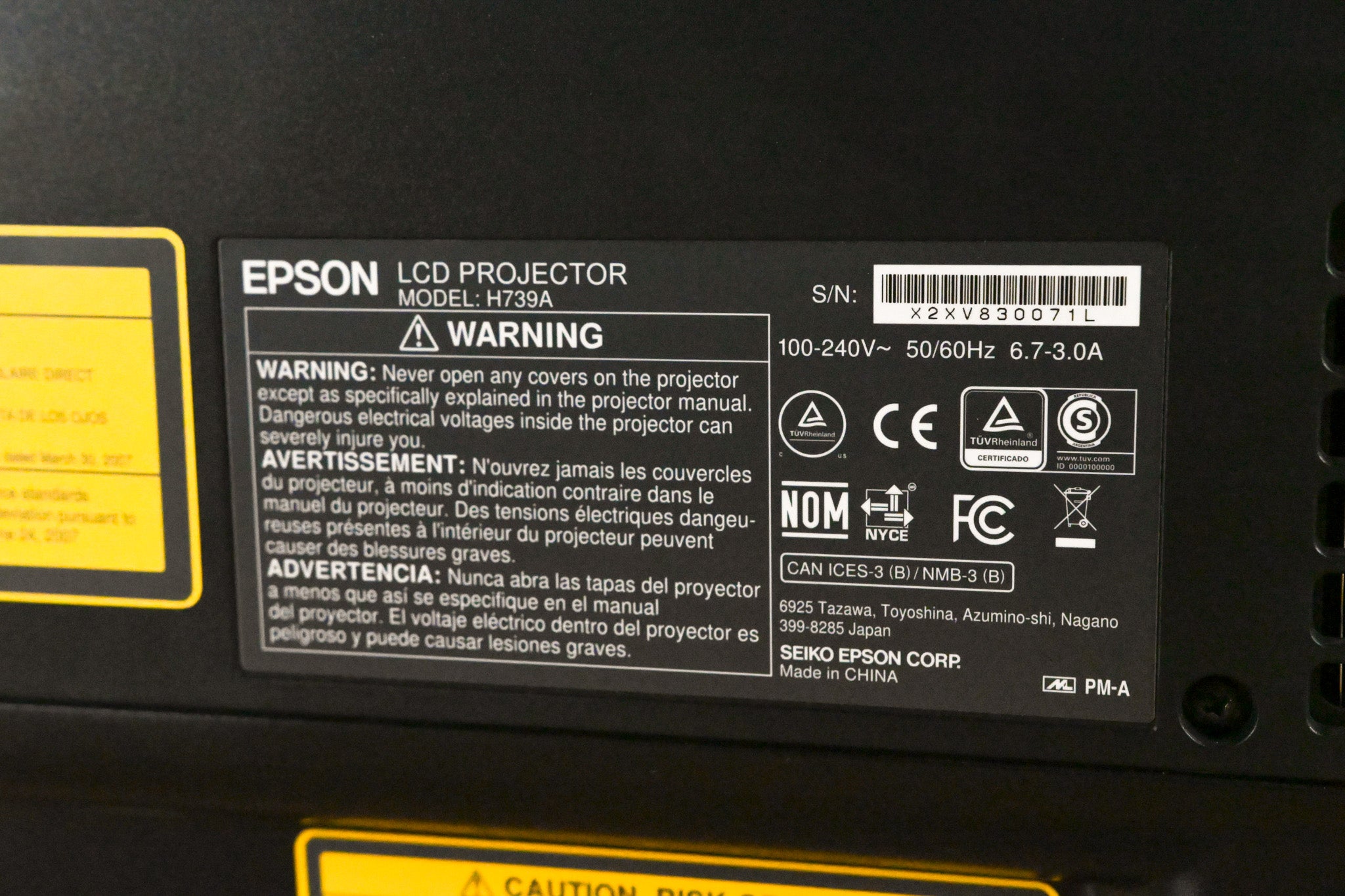 Epson Pro L1405U 8,000-Lumen Laser WUXGA 3LCD Projector w/ Lens
