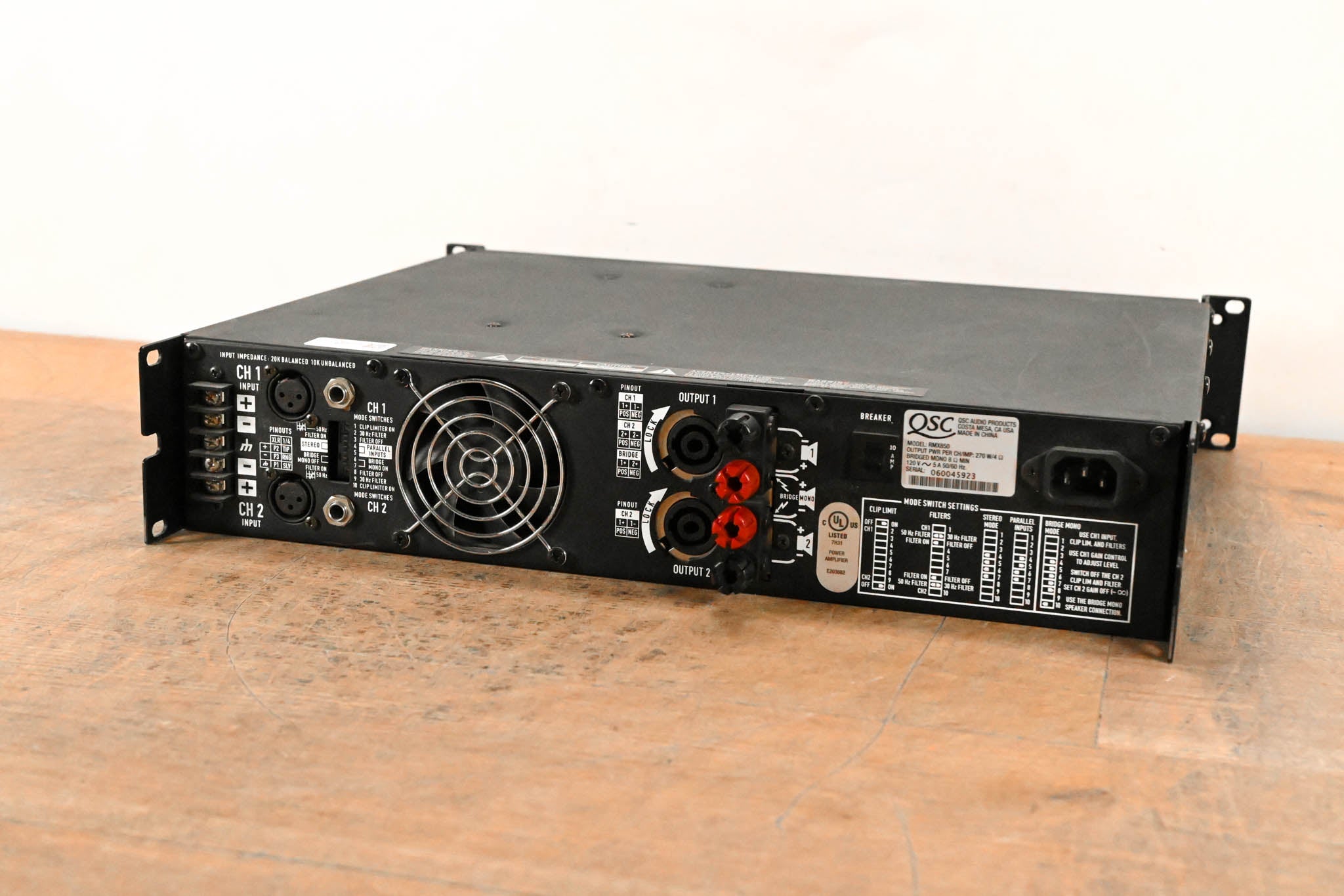 QSC RMX850 2-Channel Power Amplifier