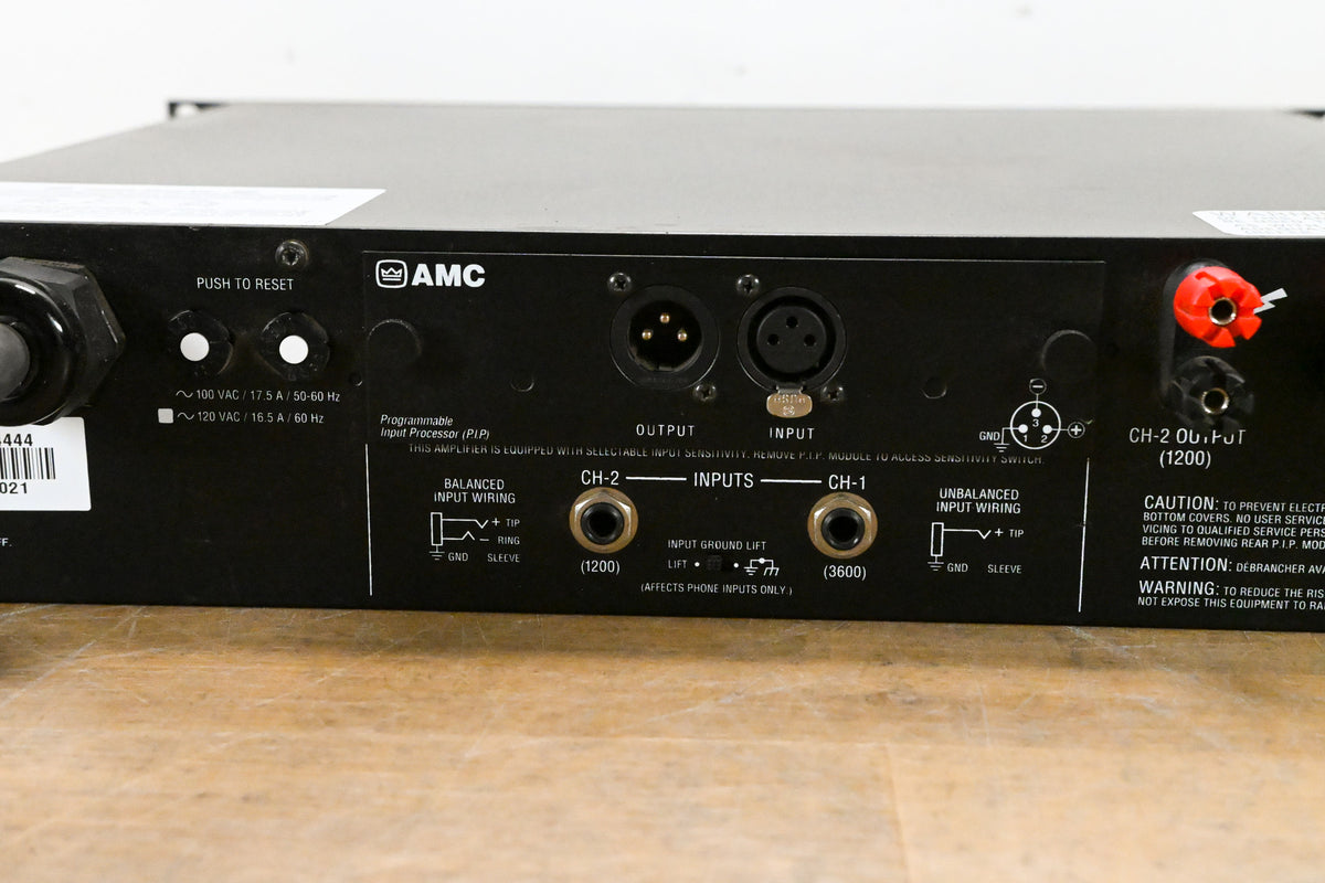 Crown Macro-Tech 36x12 2-Channel Power Amplifier