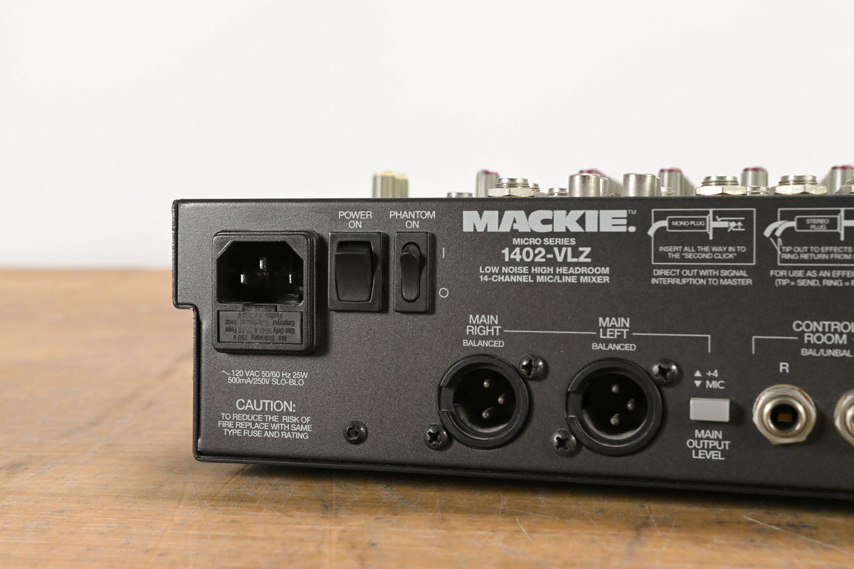 Mackie 1402-VLZ Micro Series 14-Channel Audio Mixer