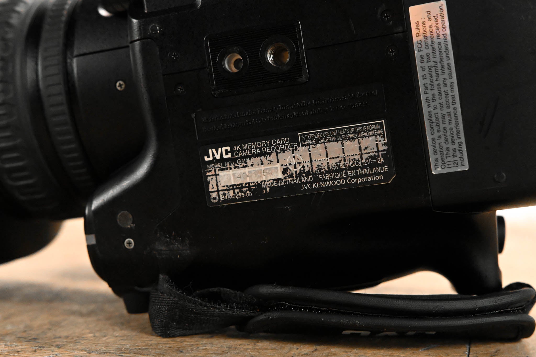 JVC GY-HM200U 4KCAM Compact Handheld Streaming Camcorder