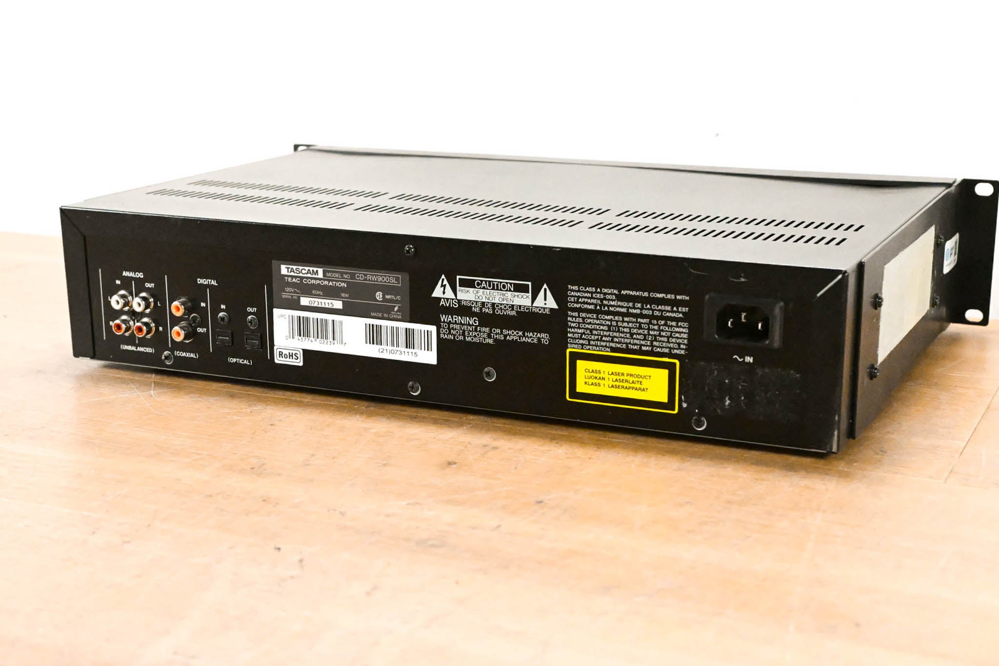TASCAM CD-RW900SL CD Rewritable Recorder
