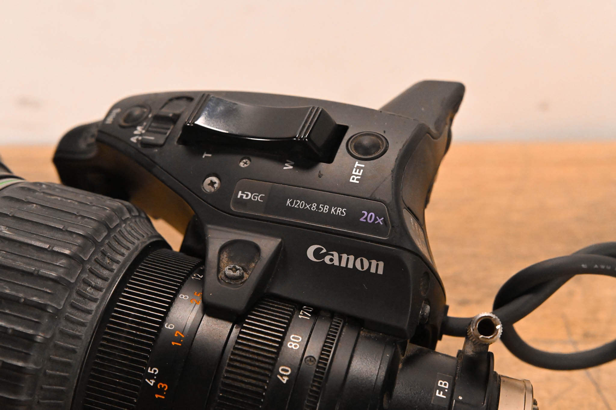 Canon KJ20x8.5B KRS HDgc 20x 2/3" ENG High Definition Telephoto Lens