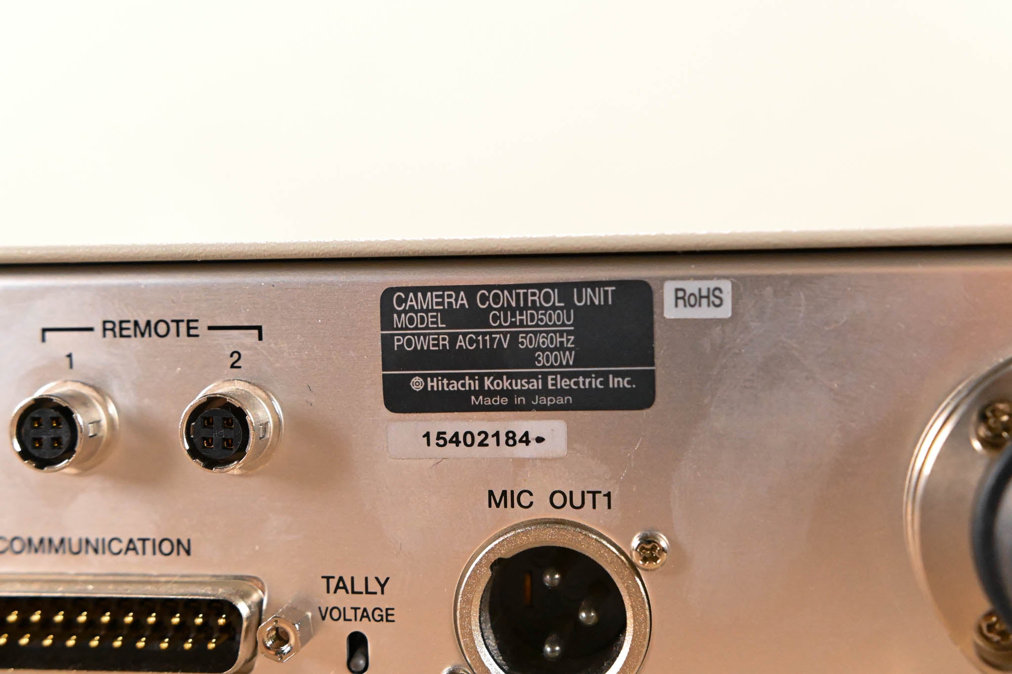 Hitachi CU-HD500 Fiber Optic Camera Control Unit