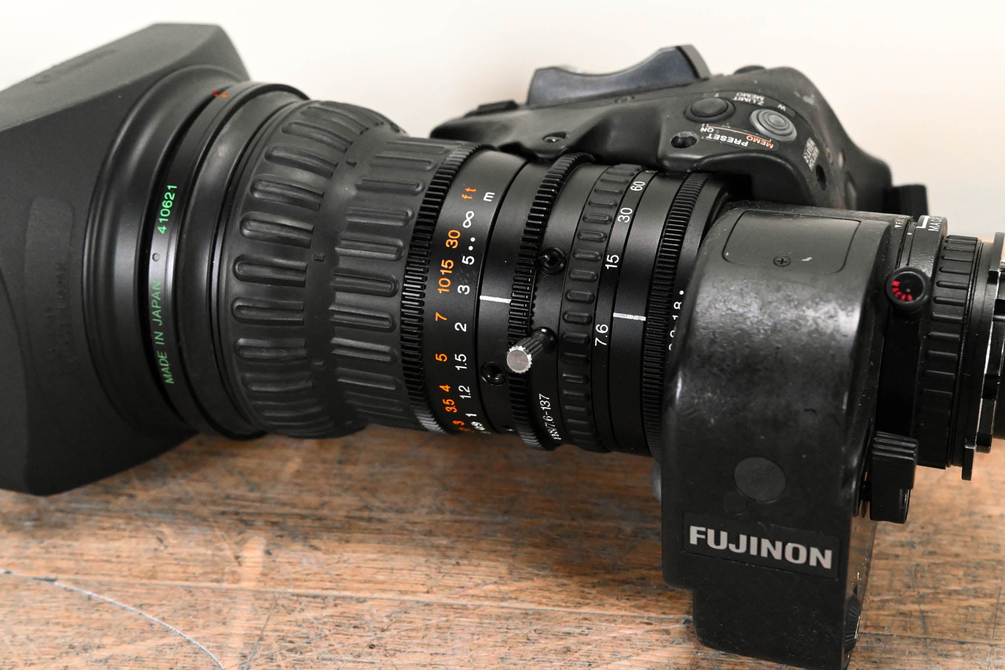 Fujinon A18x7.6BDERM-M48 2/3" 18x ENG Lens - 1:1.8/7.6-137mm