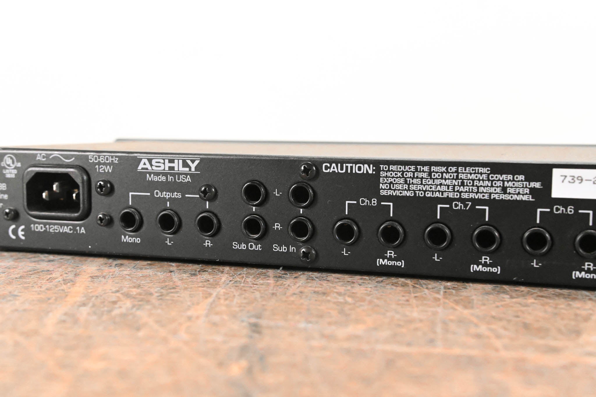 Ashly LX-308B 8-Channel Stereo Line Mixer