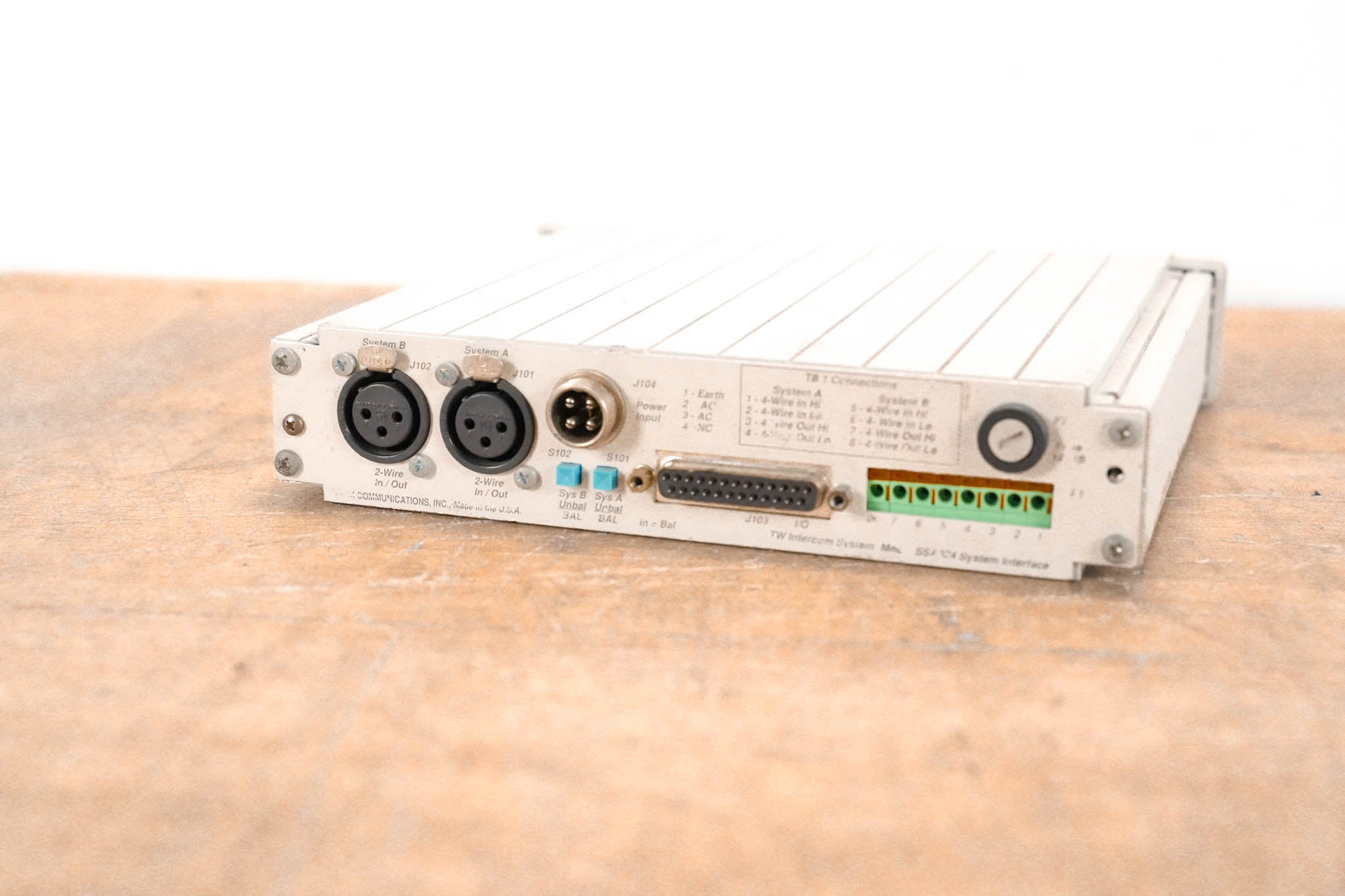 RTS SSA324 Intercom System Interface (NO POWER SUPPLY)