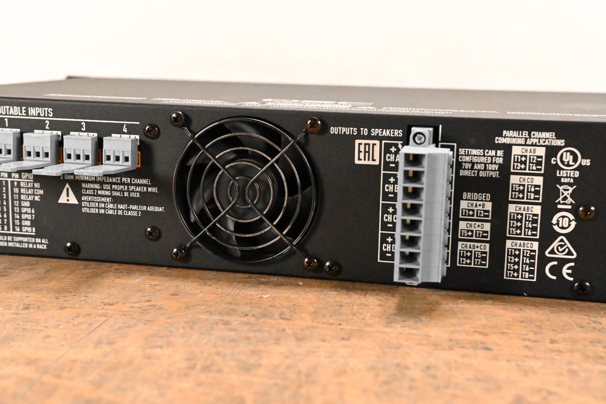 QSC CXD4.2Q 4-Channel, 2000W Network Amplifier