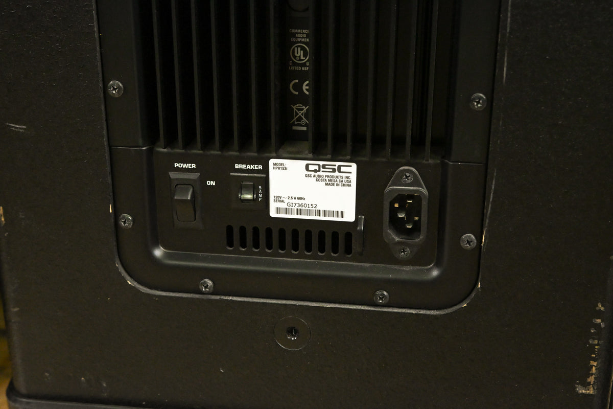 QSC HPR153i 15" 3-Way Powered Loudspeaker (PAIR)