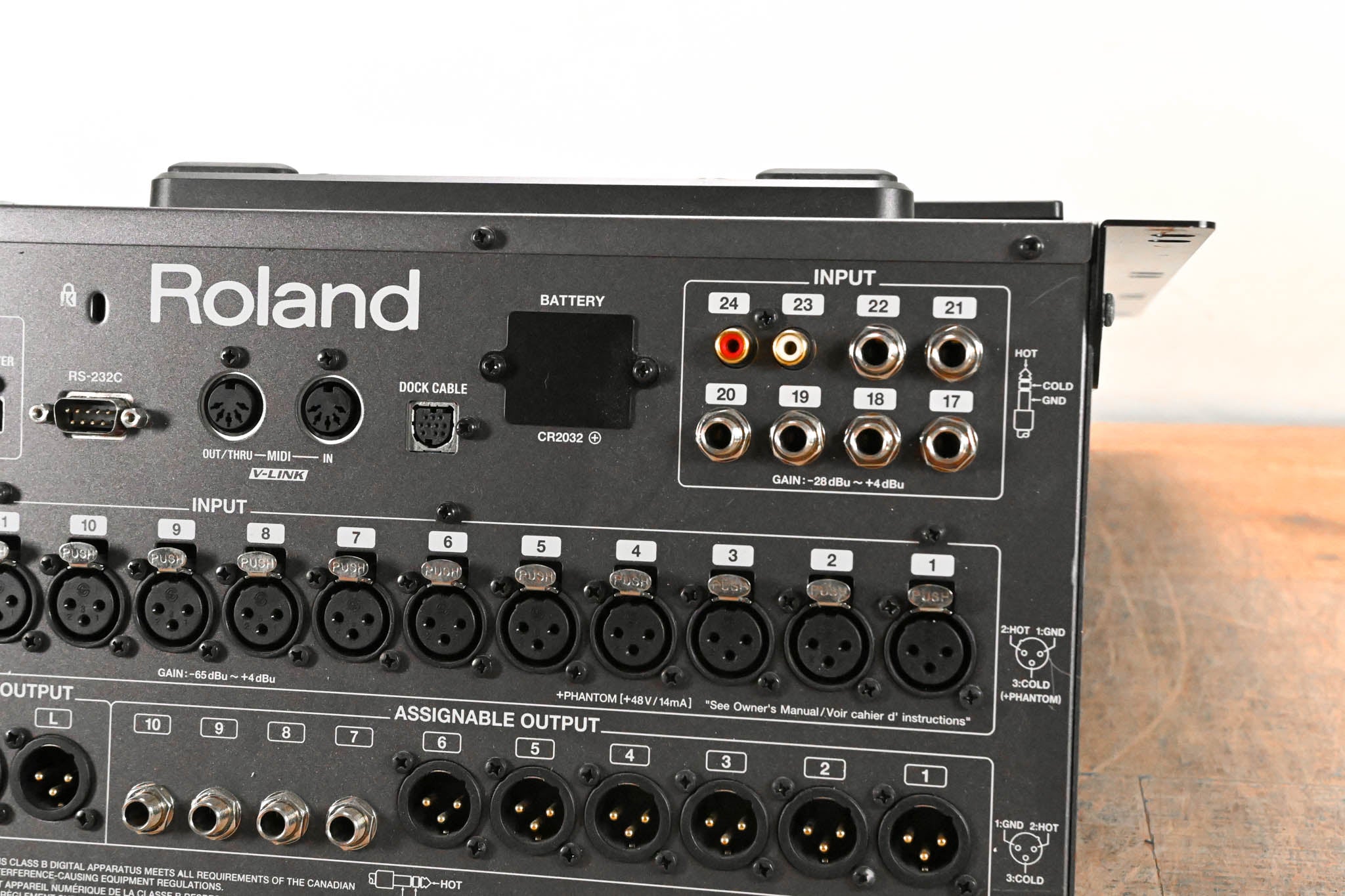 Roland M-200i 32-Channel Live Digital V-Mixer Console (NO POWER SUPPLY)