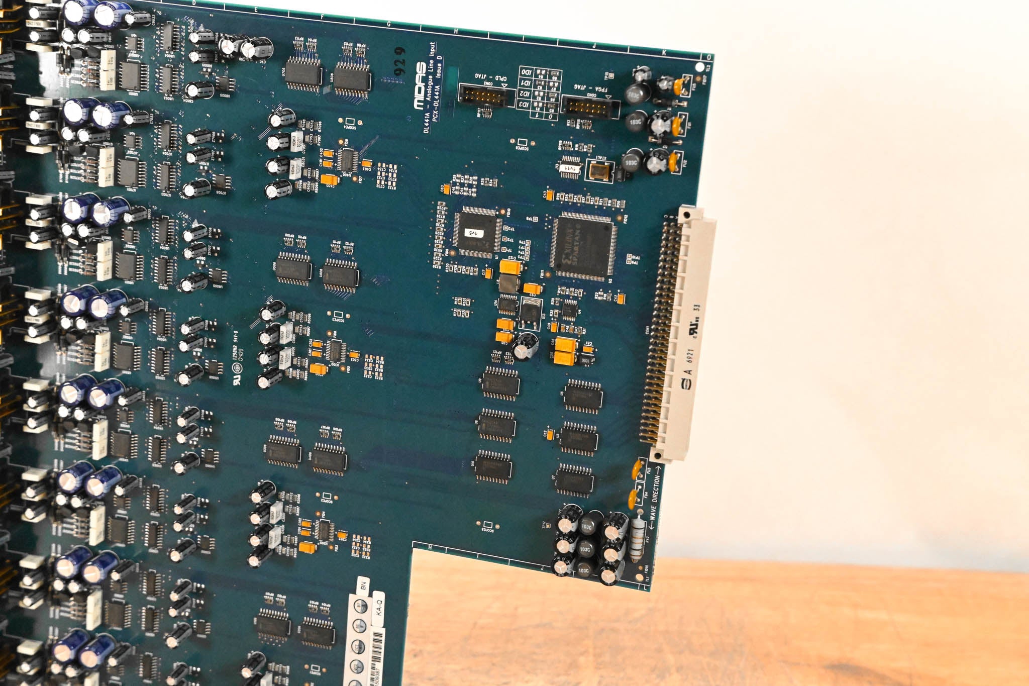 Midas DL441 8 Analog Mic/Line Input Card with Midas Microphone Preamps