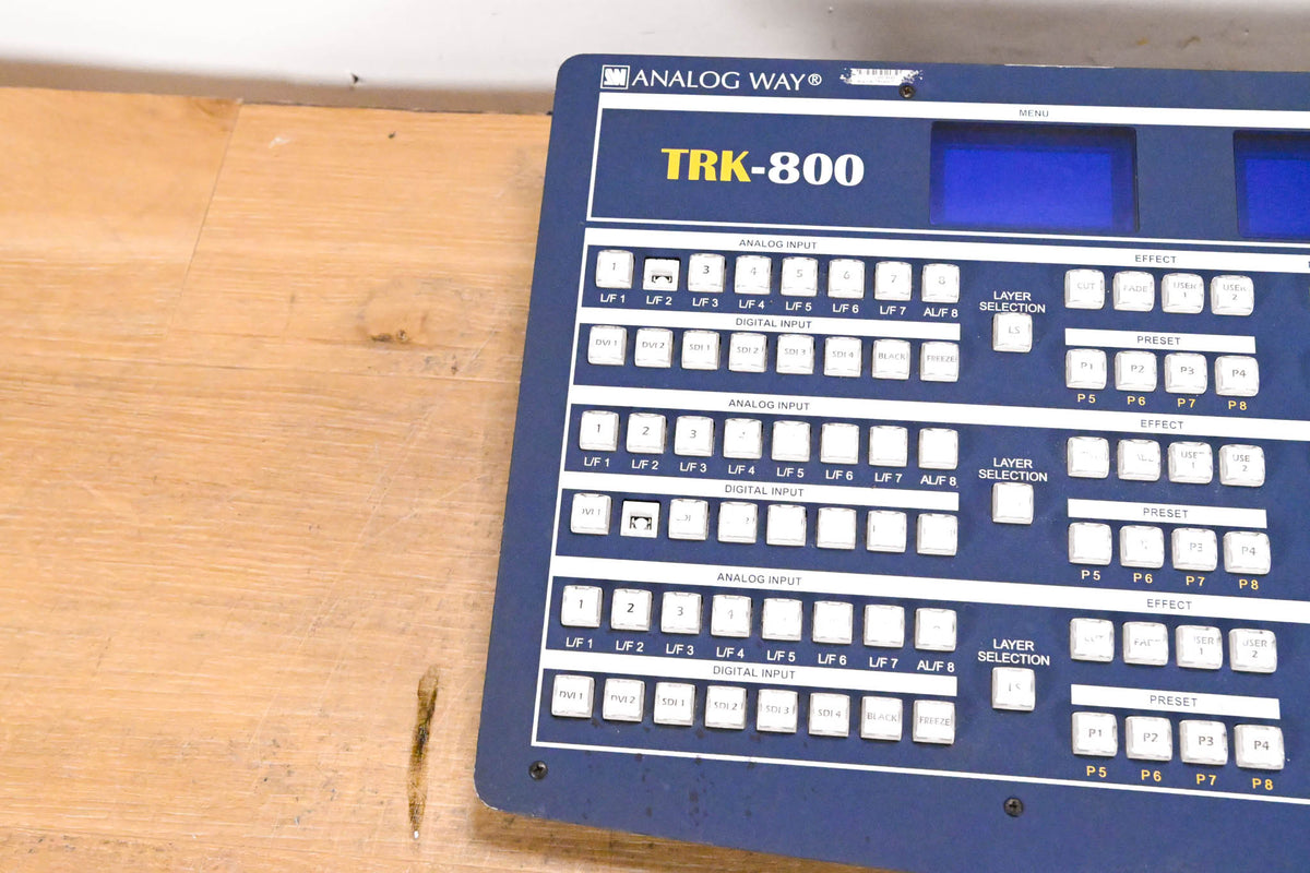 Analog Way TRK-800 Triple Remote Control Keypad for Seamless Switchers