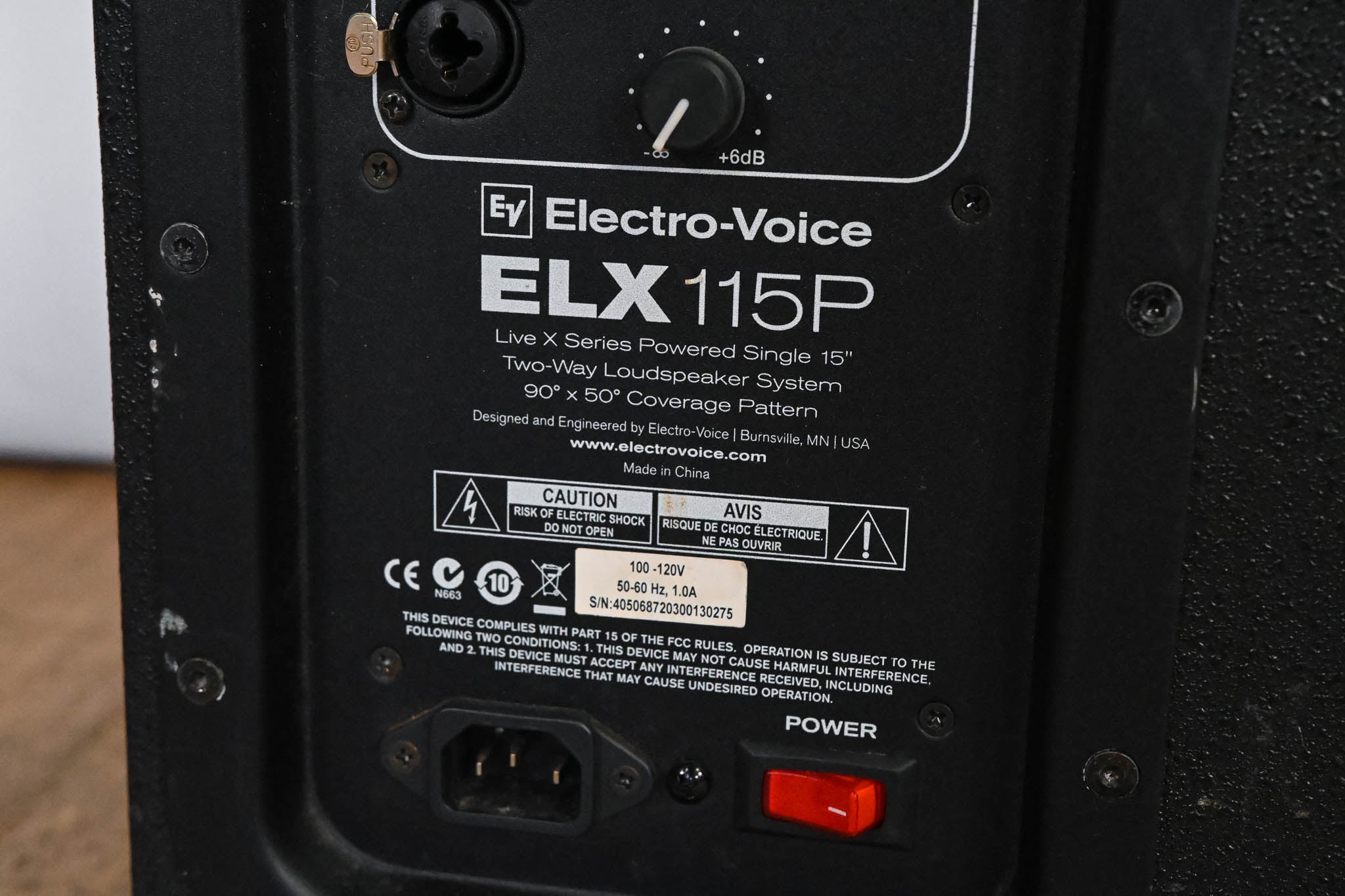 Electro-Voice (EV) ELX115P 15" Live X Two-Way Powered Loudspeaker
