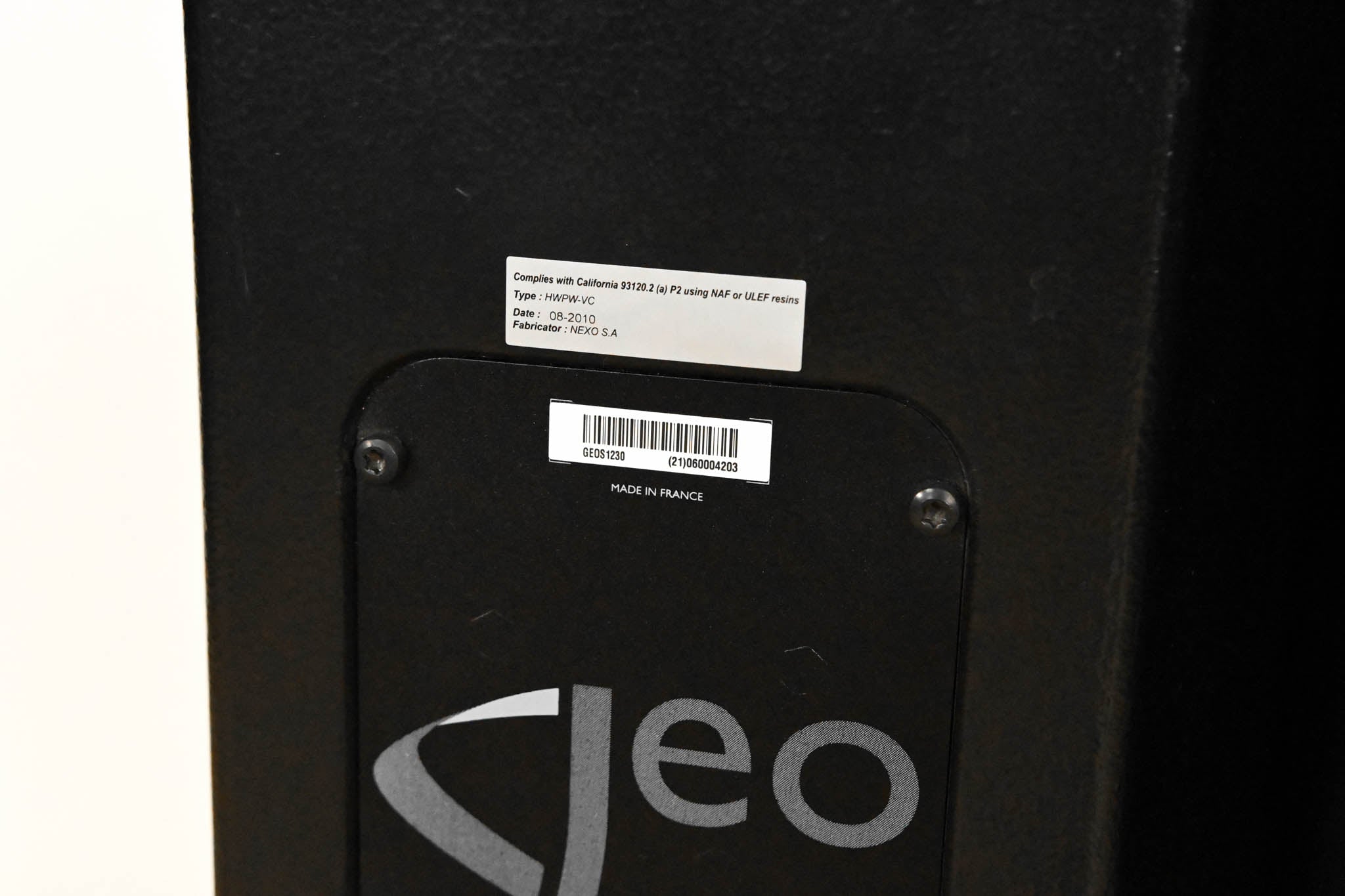 NEXO GEO S1230 2-Way Passive Loudspeaker (PAIR)