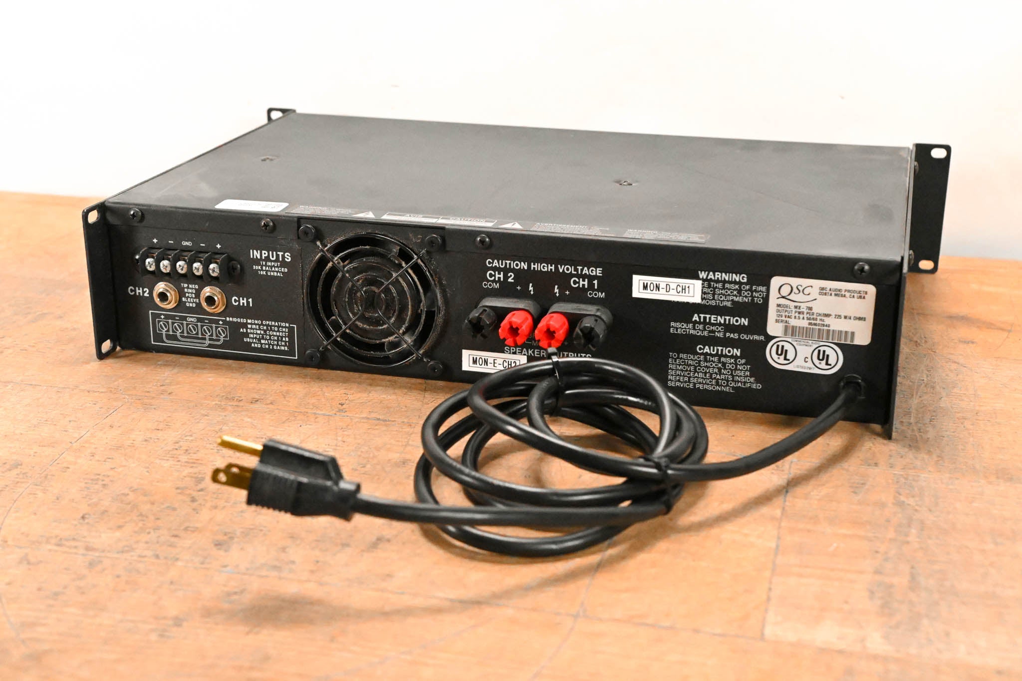 QSC MX 700 2-Channel Power Amplifier