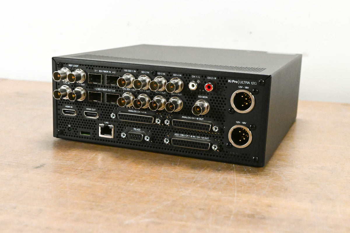 AJA Ki Pro Ultra 12G DCI/UHD/HD Recorder/Player (NO POWER SUPPLY)