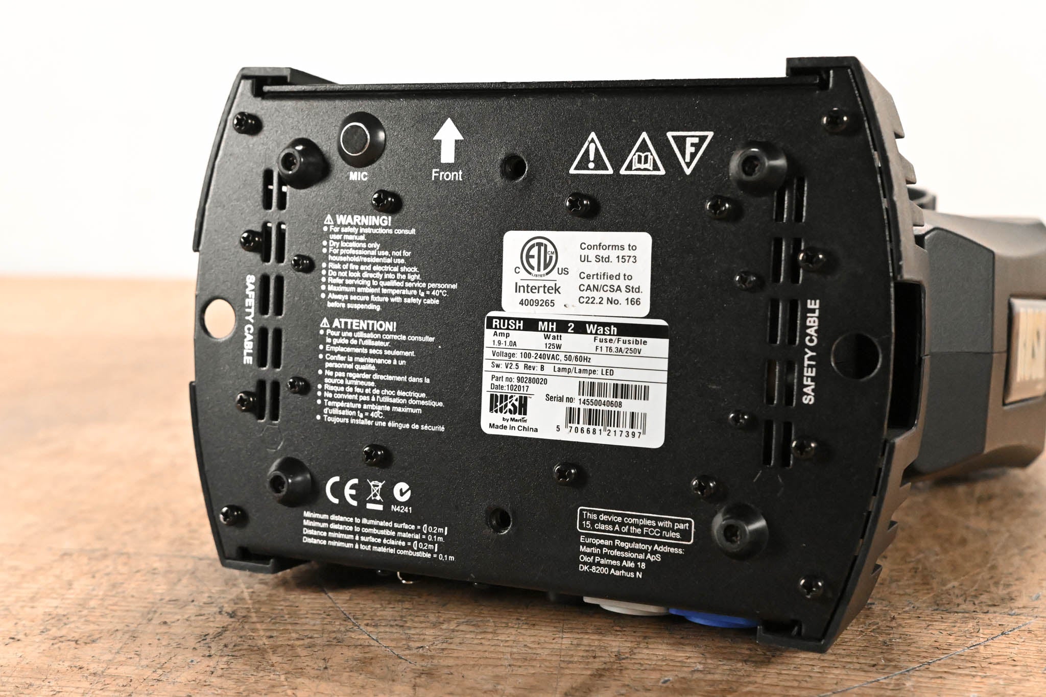 Martin Lighting RUSH MH 2 Wash LED Wash Moving Head Fixture