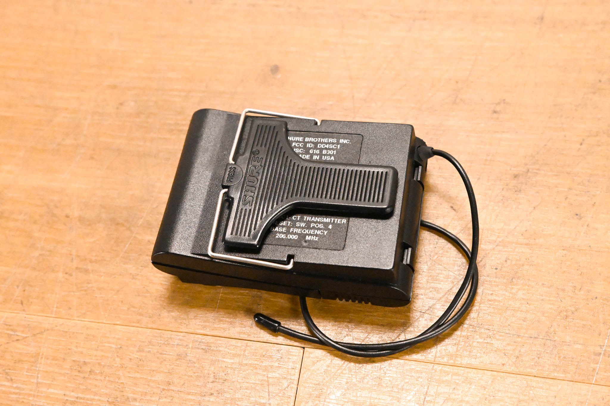 Shure SC1-CT Belt Pack Transmitter - 206 MHz