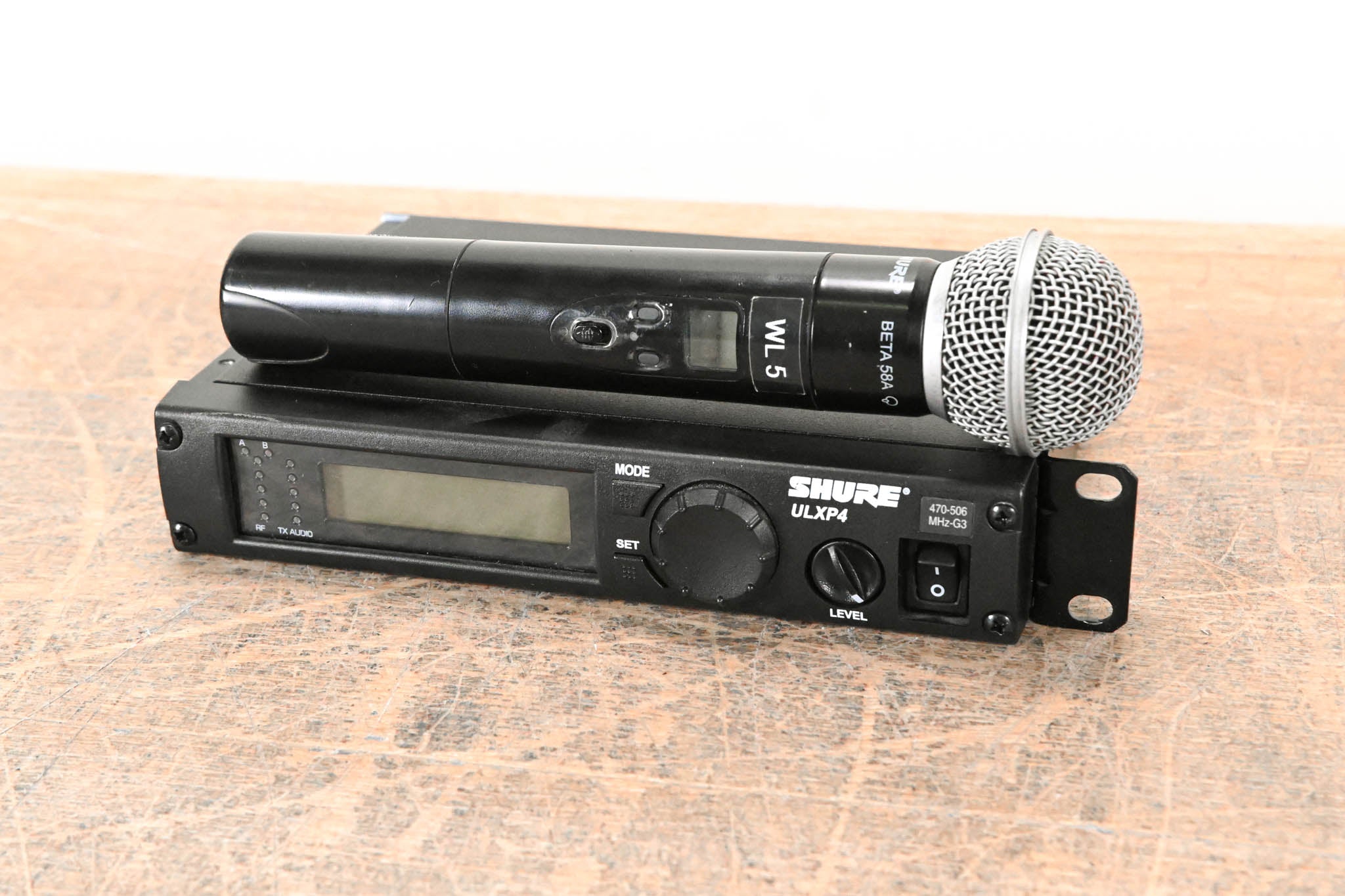 Shure ULXP24/BETA58 Handheld Wireless System - G3 Band (NO POWER SUPPLY)