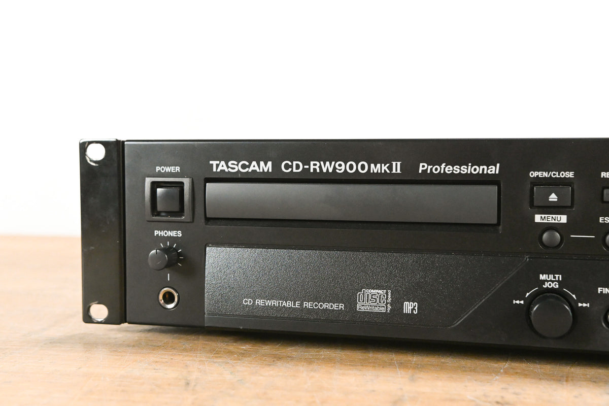 TASCAM CD-RW900 MKII Professional Rack-Mountable CD Recorder/Player