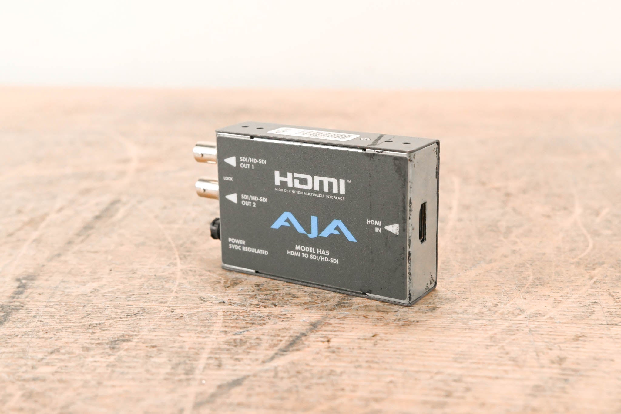 AJA HA5 HDMI to SD/HD-SDI Video and Audio Converter (NO POWER SUPPLY)