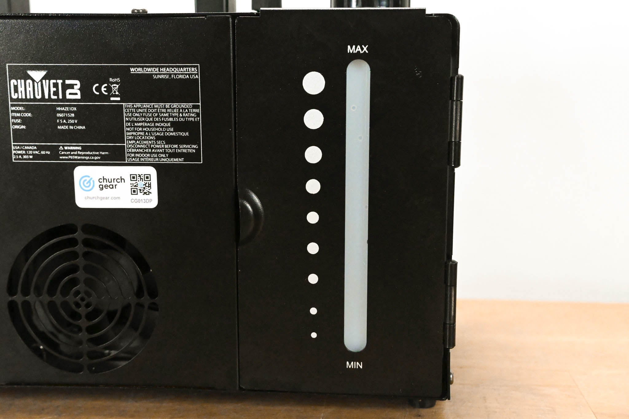 Chauvet Hurricane Haze 1DX Water-Based Haze Machine